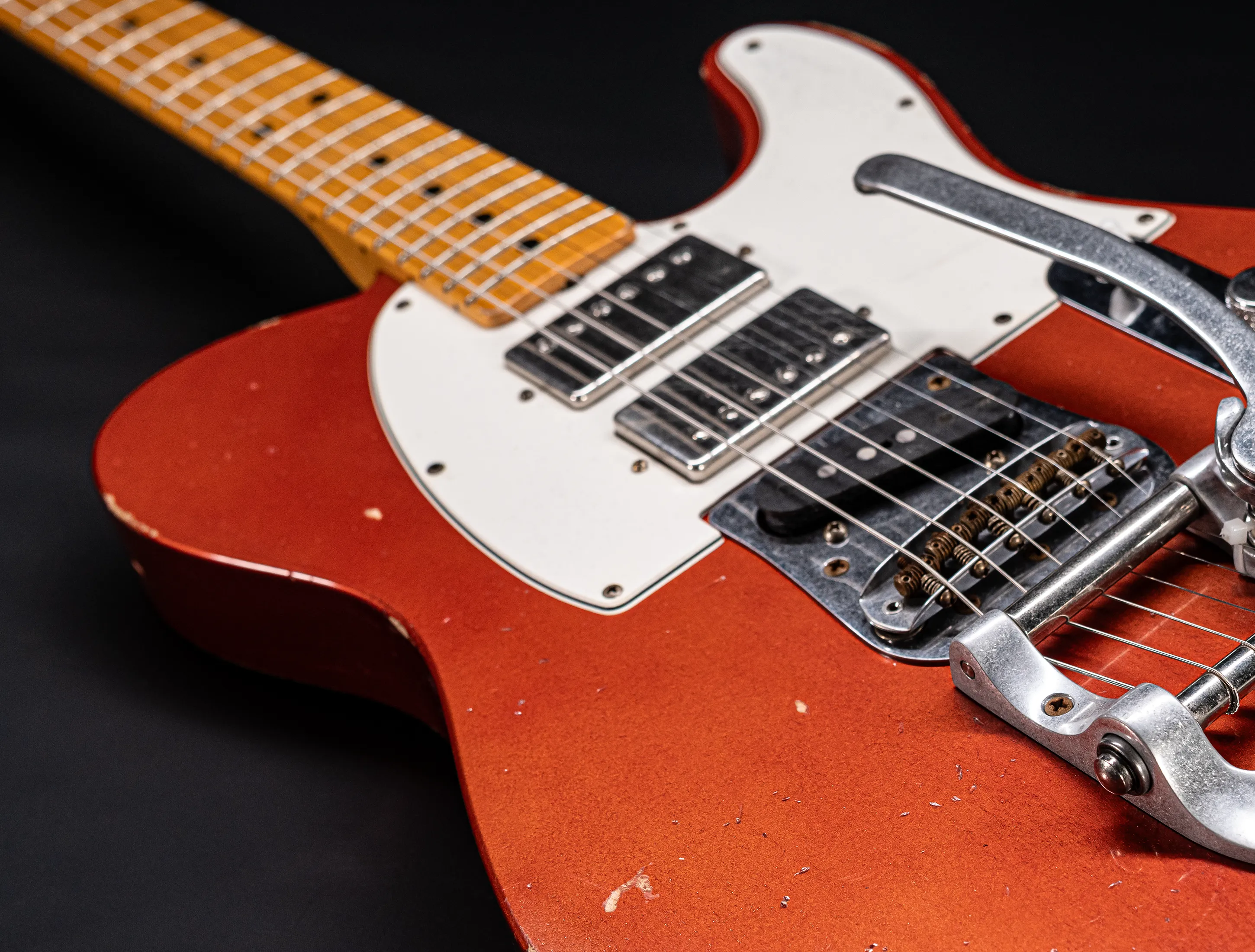 Fender Masterbuilt Dennis Galuszka Limited Edition Mike Campbell 1972 „Red Dog“ Telecaster