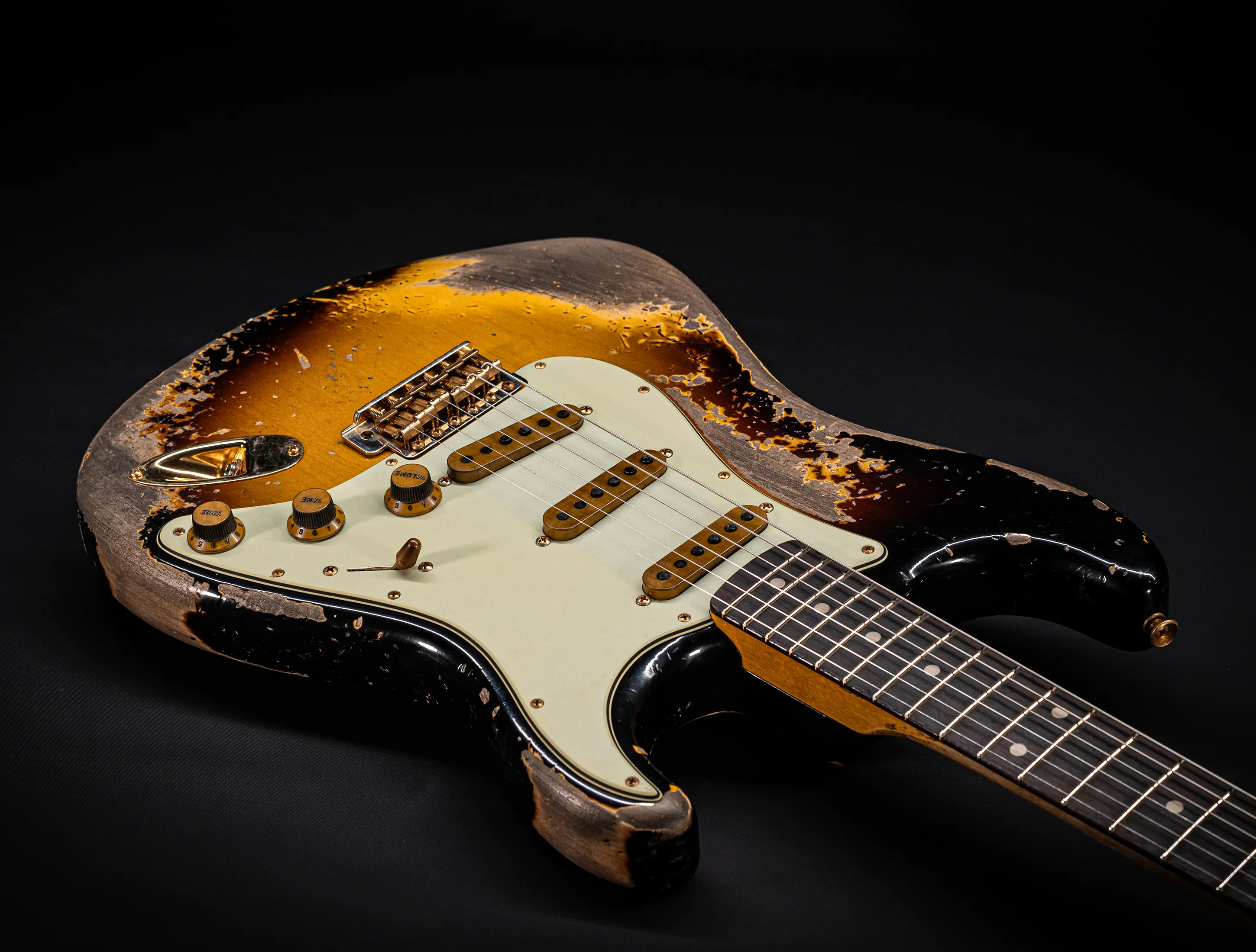 Fender MBD II 1962 Stratocaster MIDAS Super Heavy Relic - ASH Body Sunburst