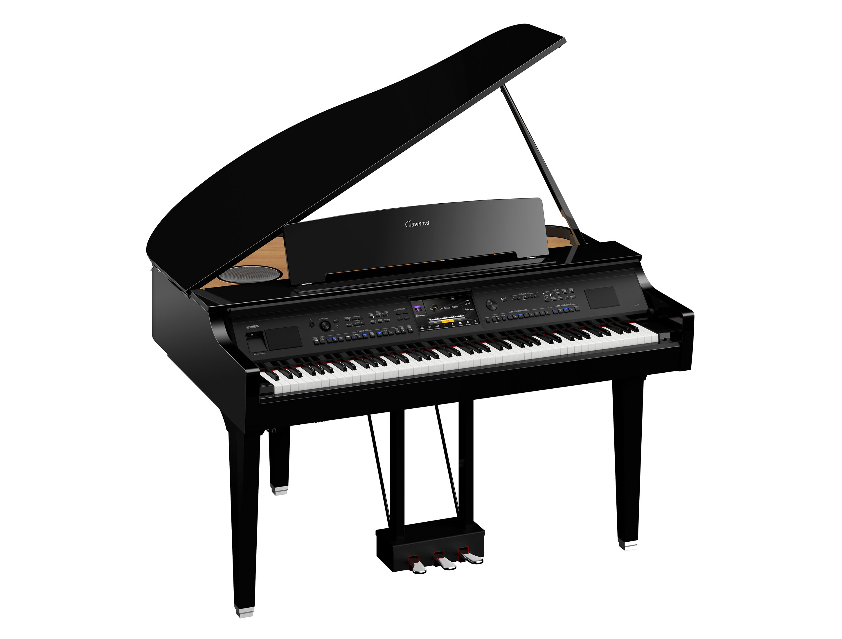 Yamaha CVP-909GP Flügel Schwarz poliert Yamaha CVP-909GP Flügel Schwarz poliert