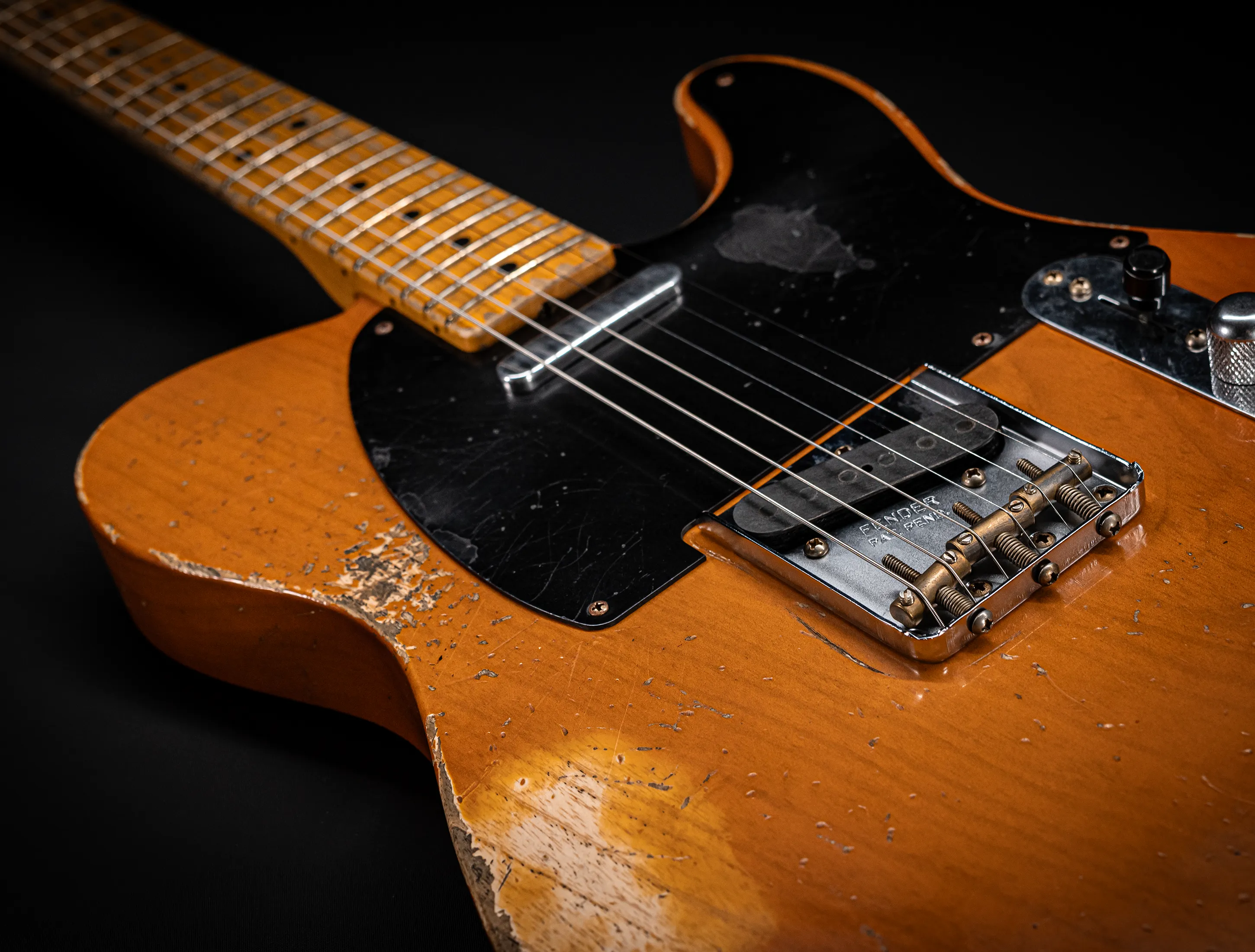 Fender Senior Masterbuilt Jason Smith 1952 Telecaster Super Heavy Relic - 1pc Ash Butterscotch Blonde