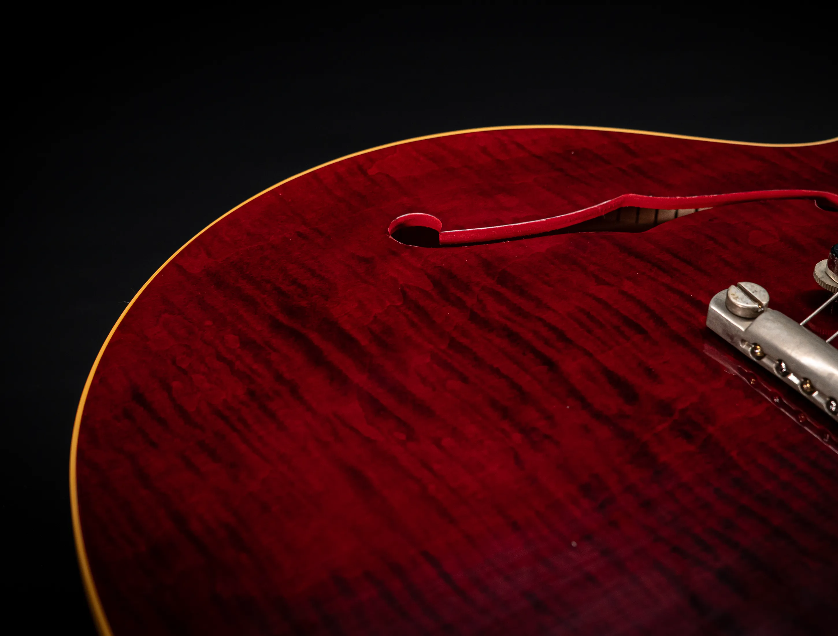 Gibson ES-335 1964 Custom Shop Murphy Lab Ultra Light Aged Figured Maple - Viking Red