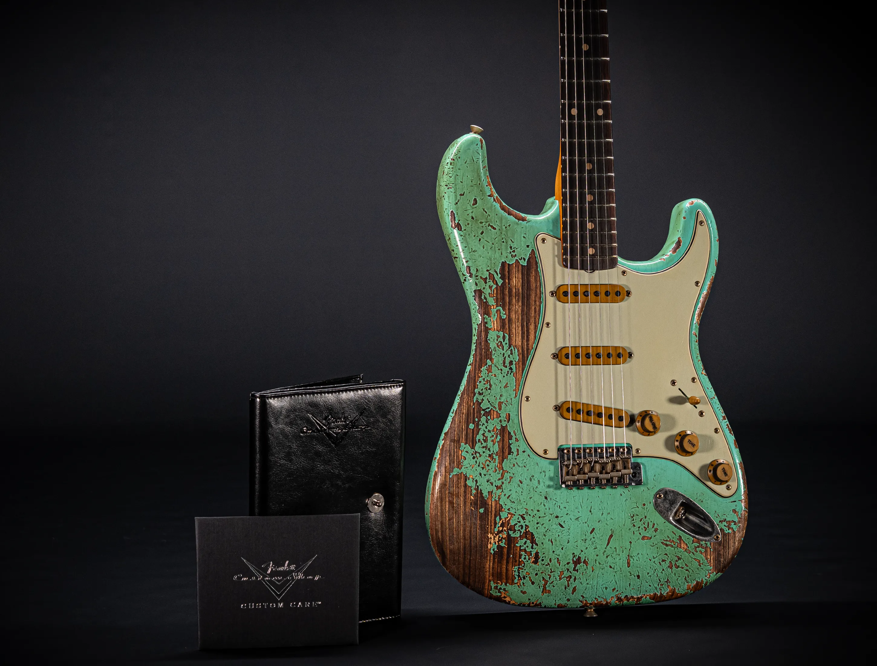 Fender MBD II 1962 Stratocaster MIDAS Super Heavy Relic - ASH Body Sea Foam Green