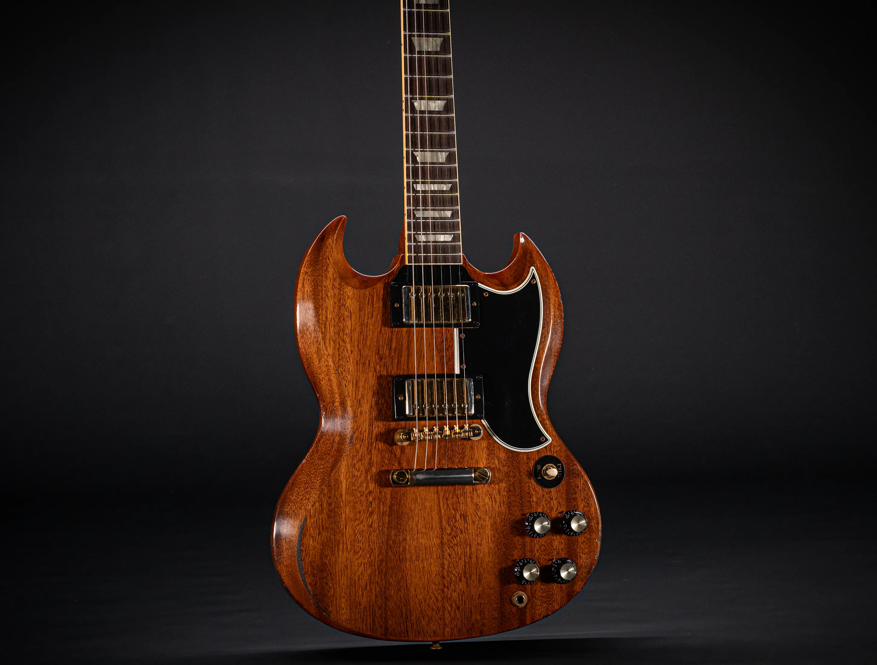 Gibson SG 1961 Standard Murphy Lab Heavy Aged Antique Faded Cherry Gold Hardware