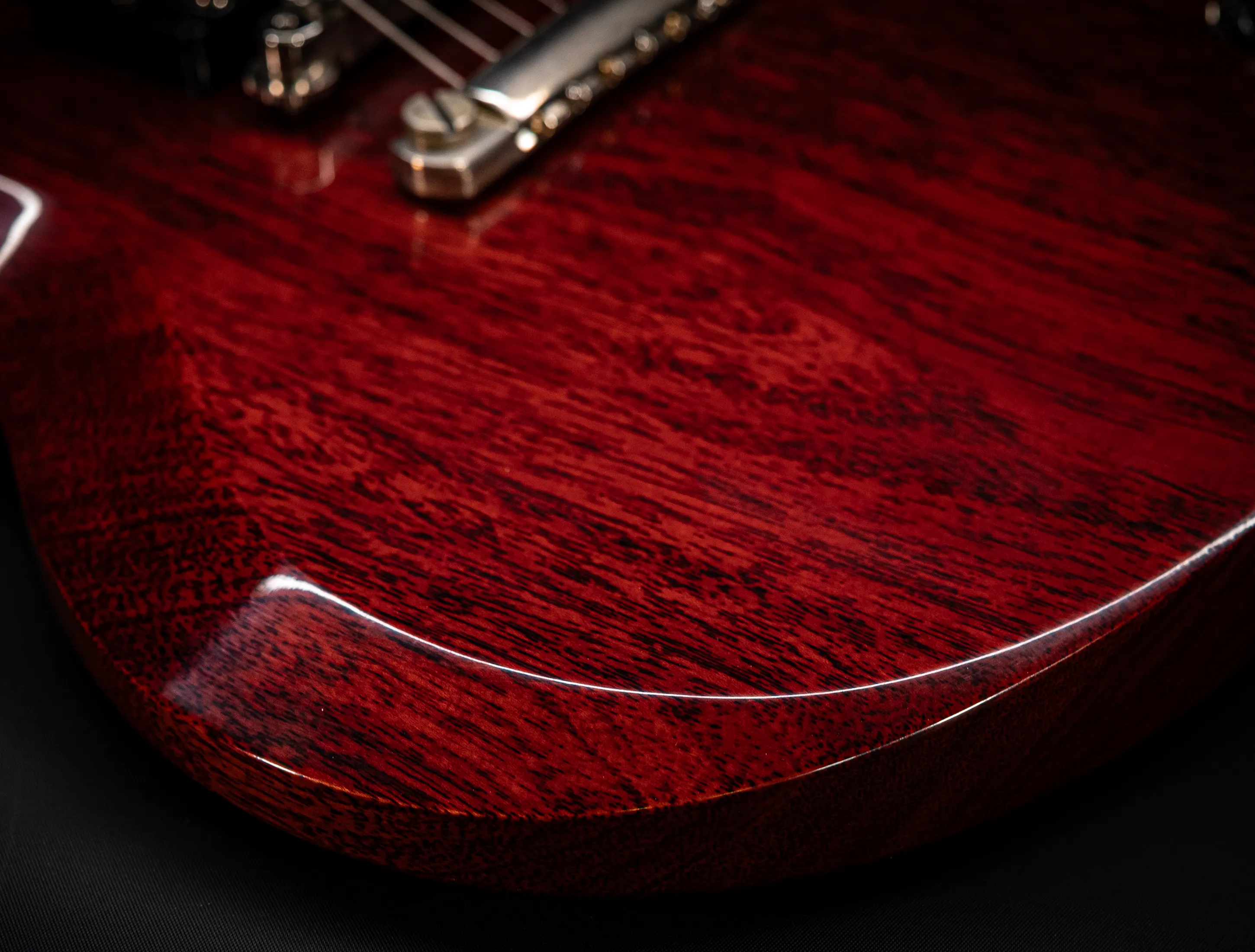 a172690Gibson SG 1961 Standard Reissue Stop Bar VOS Cherry Red Muikhaus-Hermann