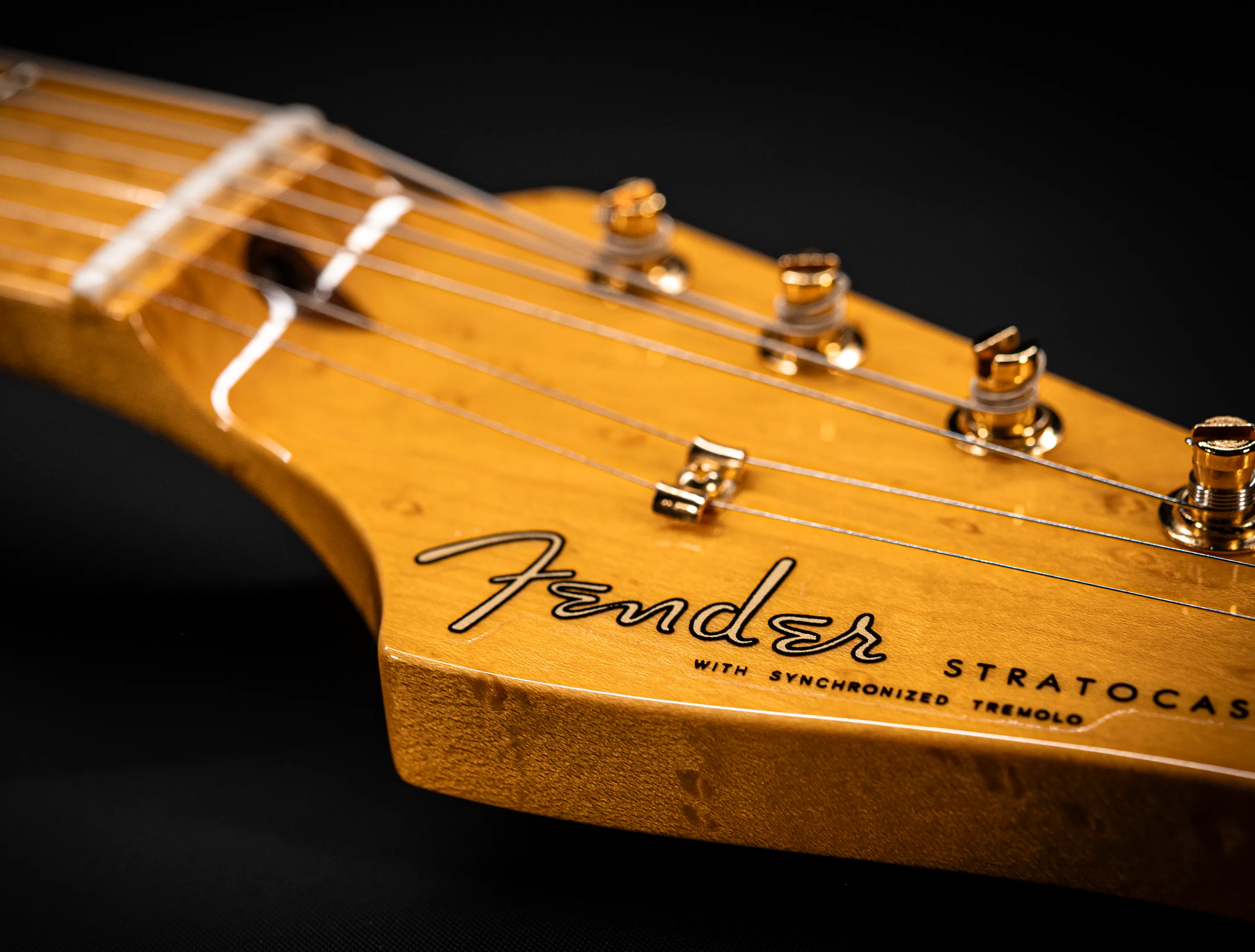a161329 Fender MBD Limited 1957 Stratocaster Timeless NOS Birdseye Neck - Fiesta Red