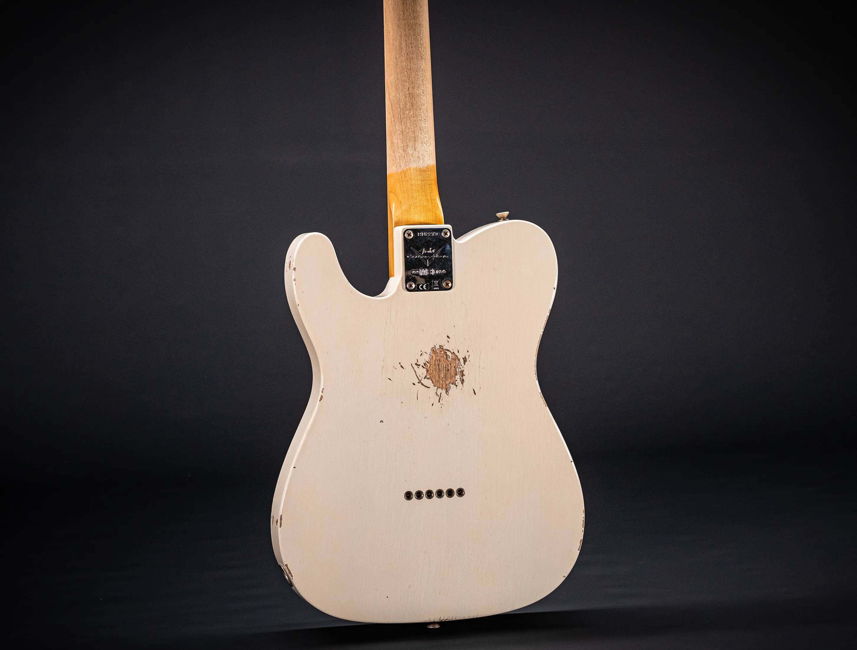 Fender MBD 1963 Telecaster Relic - Olympic White