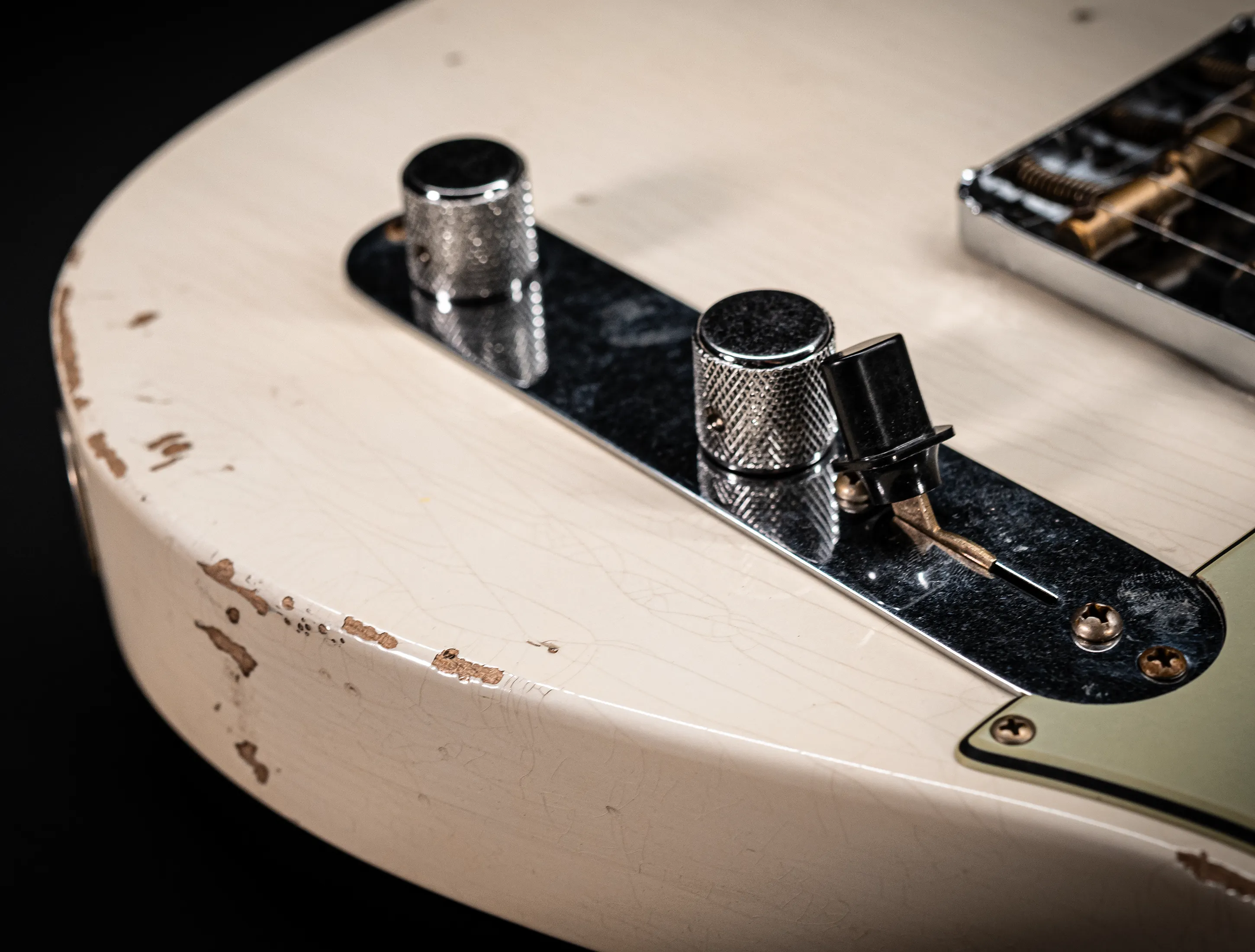 Fender MBD 1963 Telecaster Relic - Olympic White