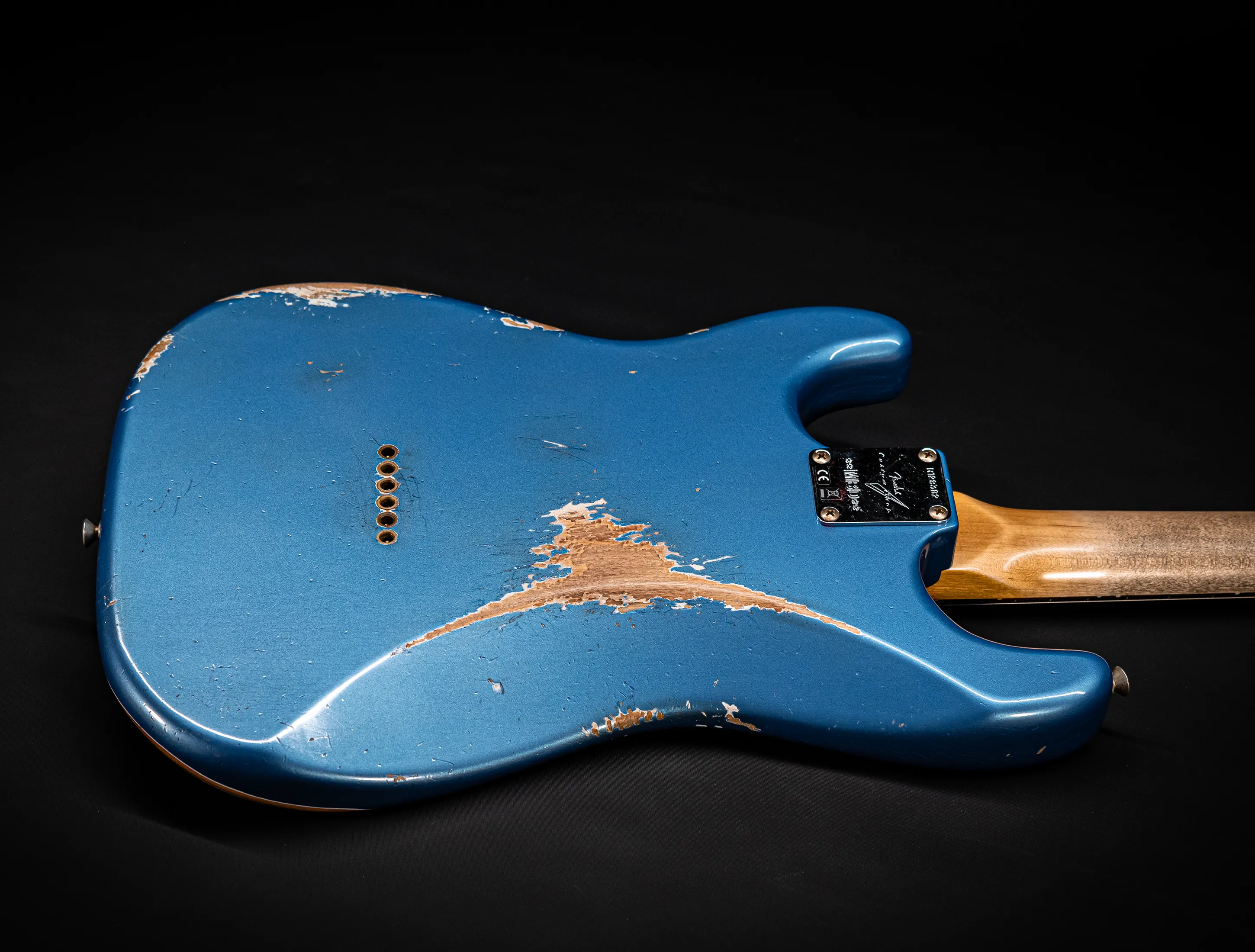 a174392-Fender-MBD-Limited-1963-Hardtail-Stratocaster-Heavy Relic-Lake-Placid-Blue-