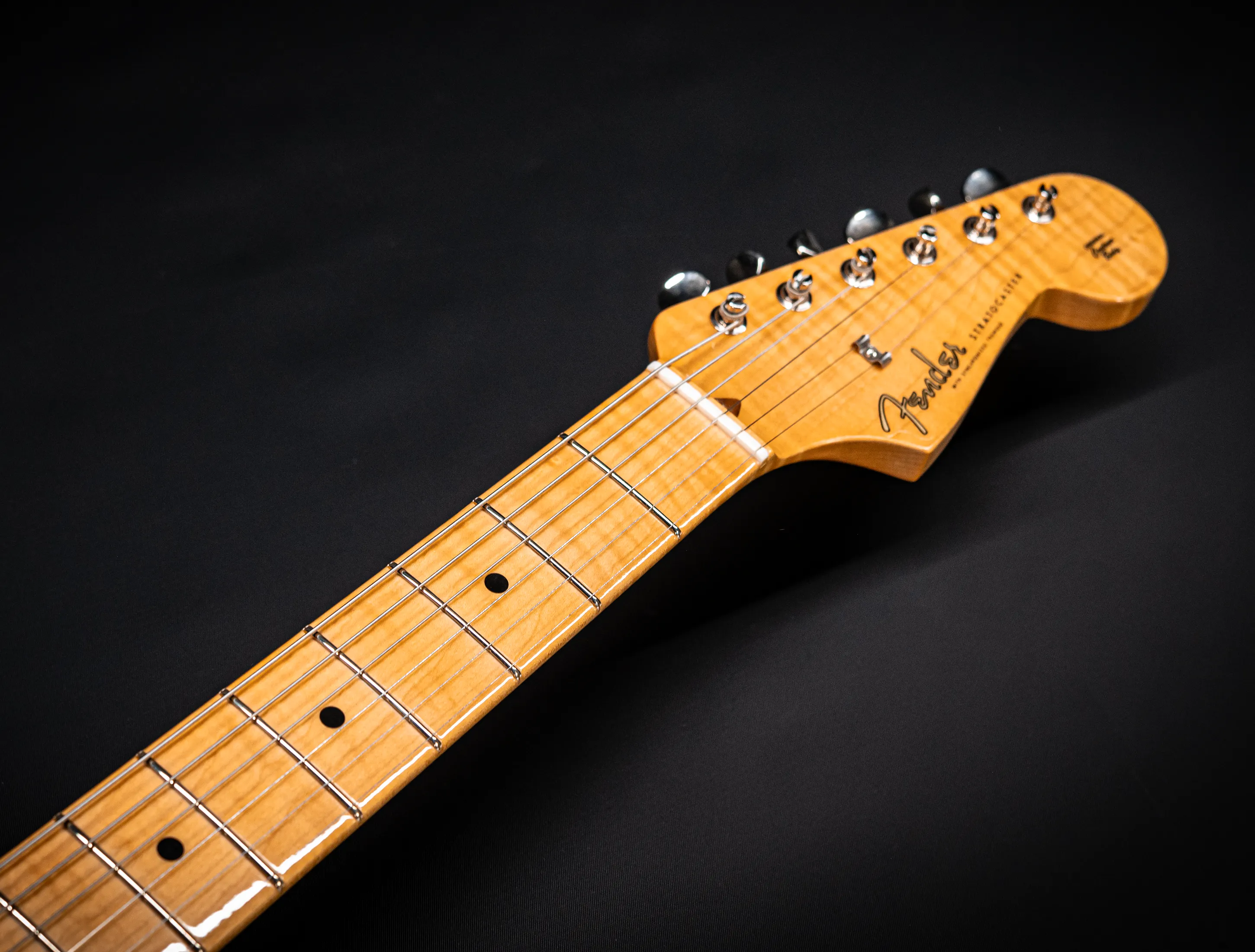 a164338 Fender MBD Limited 1957 Stratocaster Timeless NOS flame Neck - Sunburst