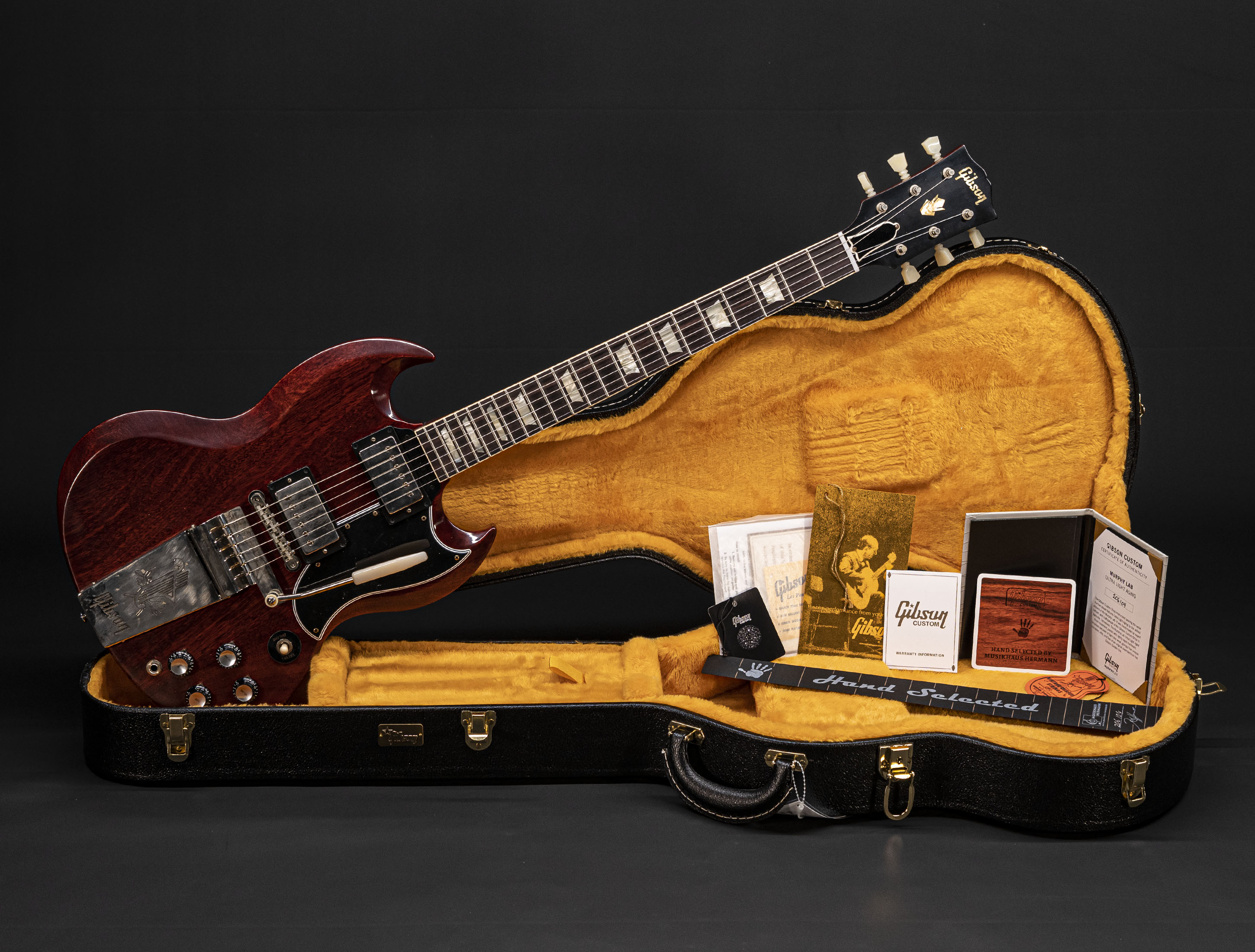a125448-Gibson-SG-1964-Standard-Reissue-Maestro-Vibrola-Murphy-Lab-Ultra-Light-Aged-Cherry-Red a125448-gibson-sg-1964-standard-reissue-maestro-vibrola-murphy-lab-ultra-light-aged-cherry-red