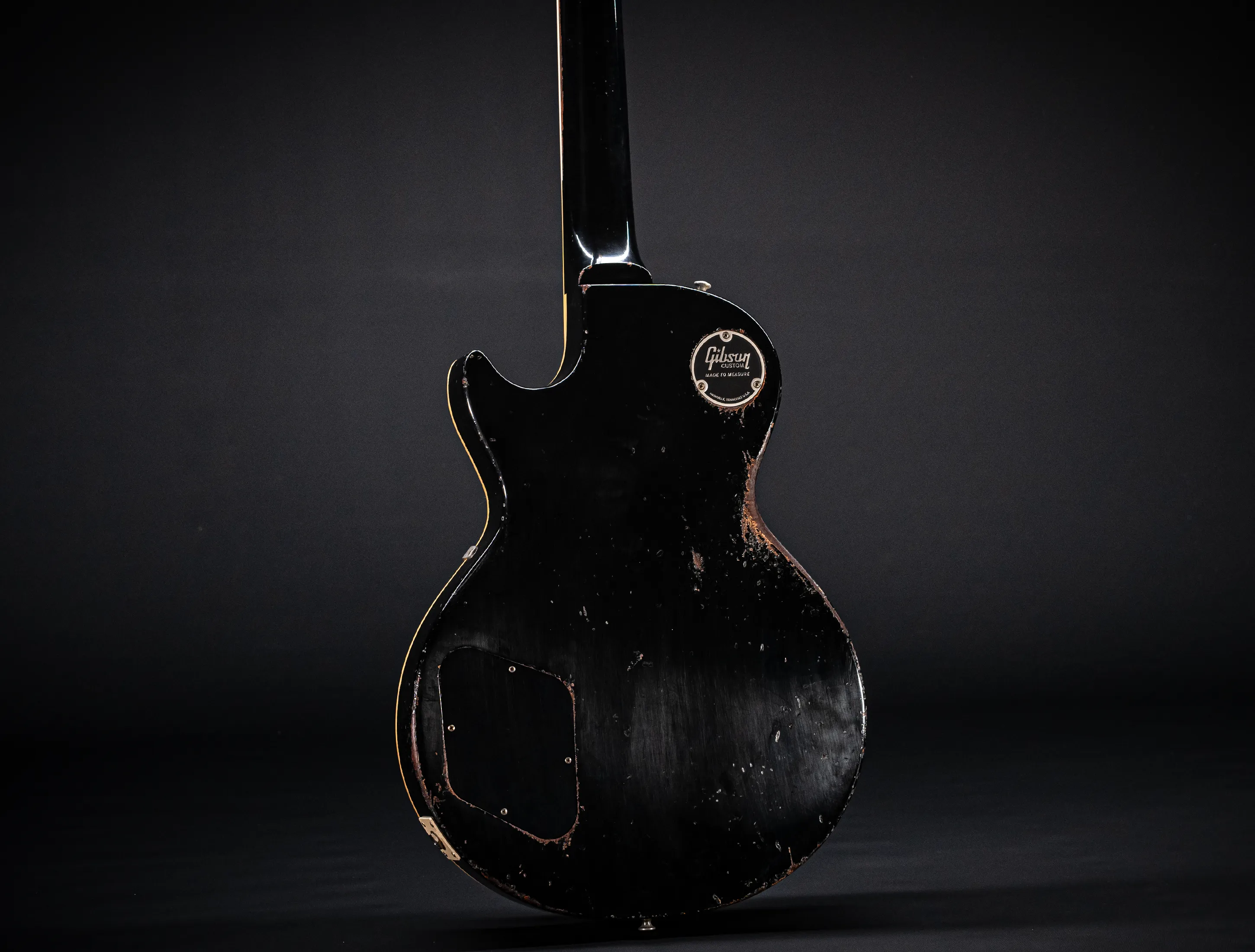 Gibson Les Paul 1958 Standard Murphy Lab Heavy Aged - Factory Black
