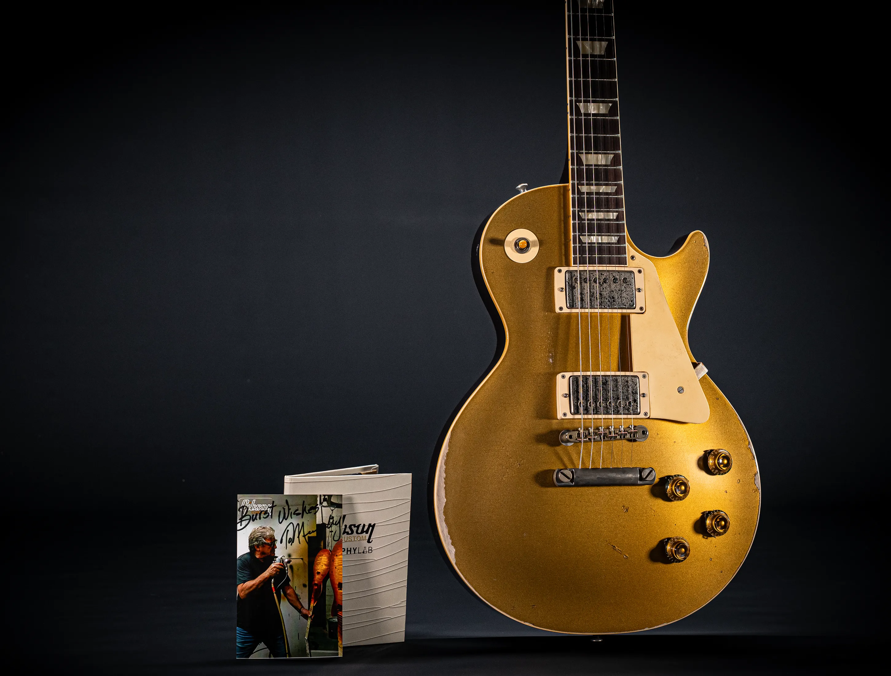 Gibson Les Paul 1957 Goldtop DARKBACK Murphy Lab Heavy Factory Special