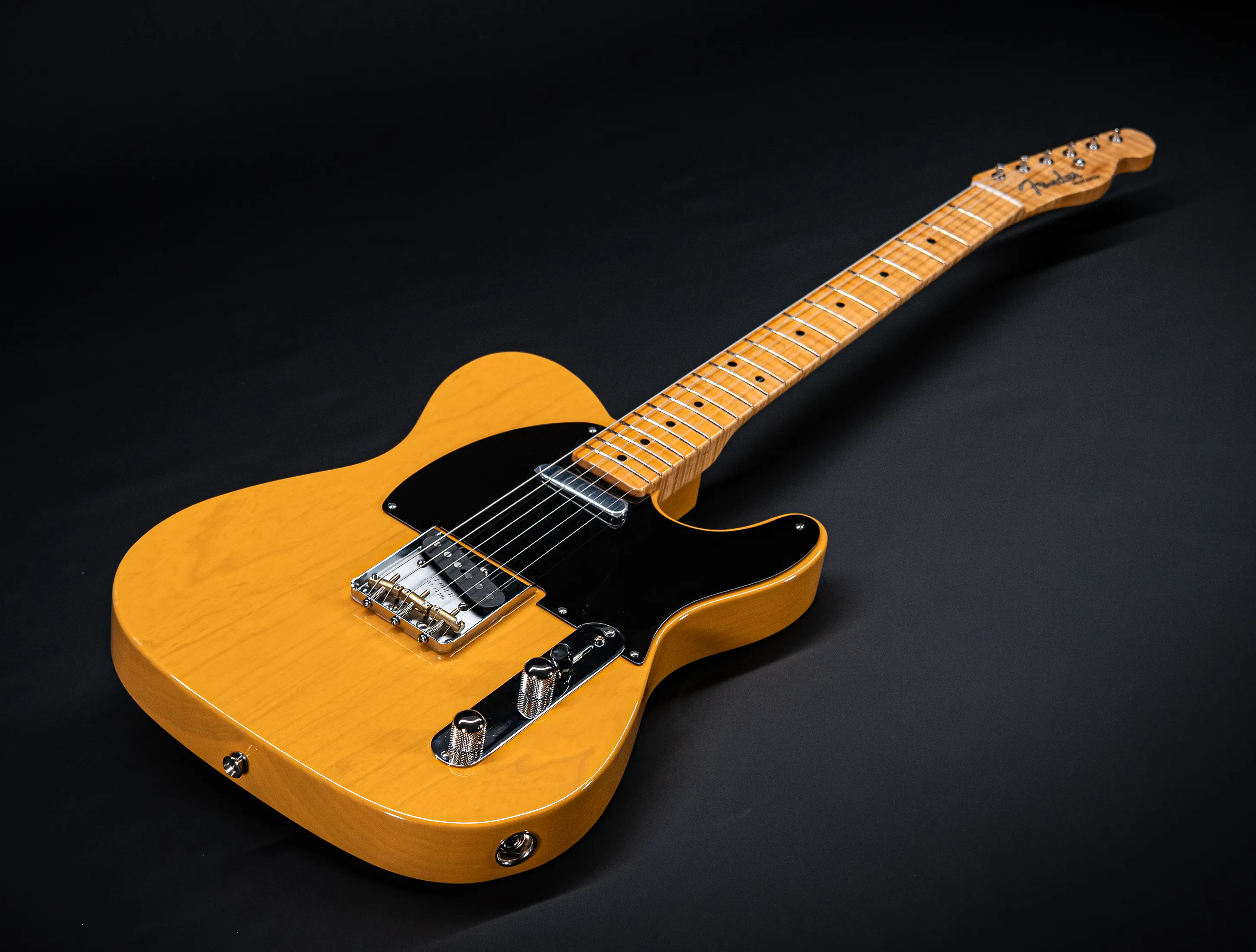 Fender MBD 1952 Telecaster GLOSS NOS flame Neck - Butterscotch Blonde