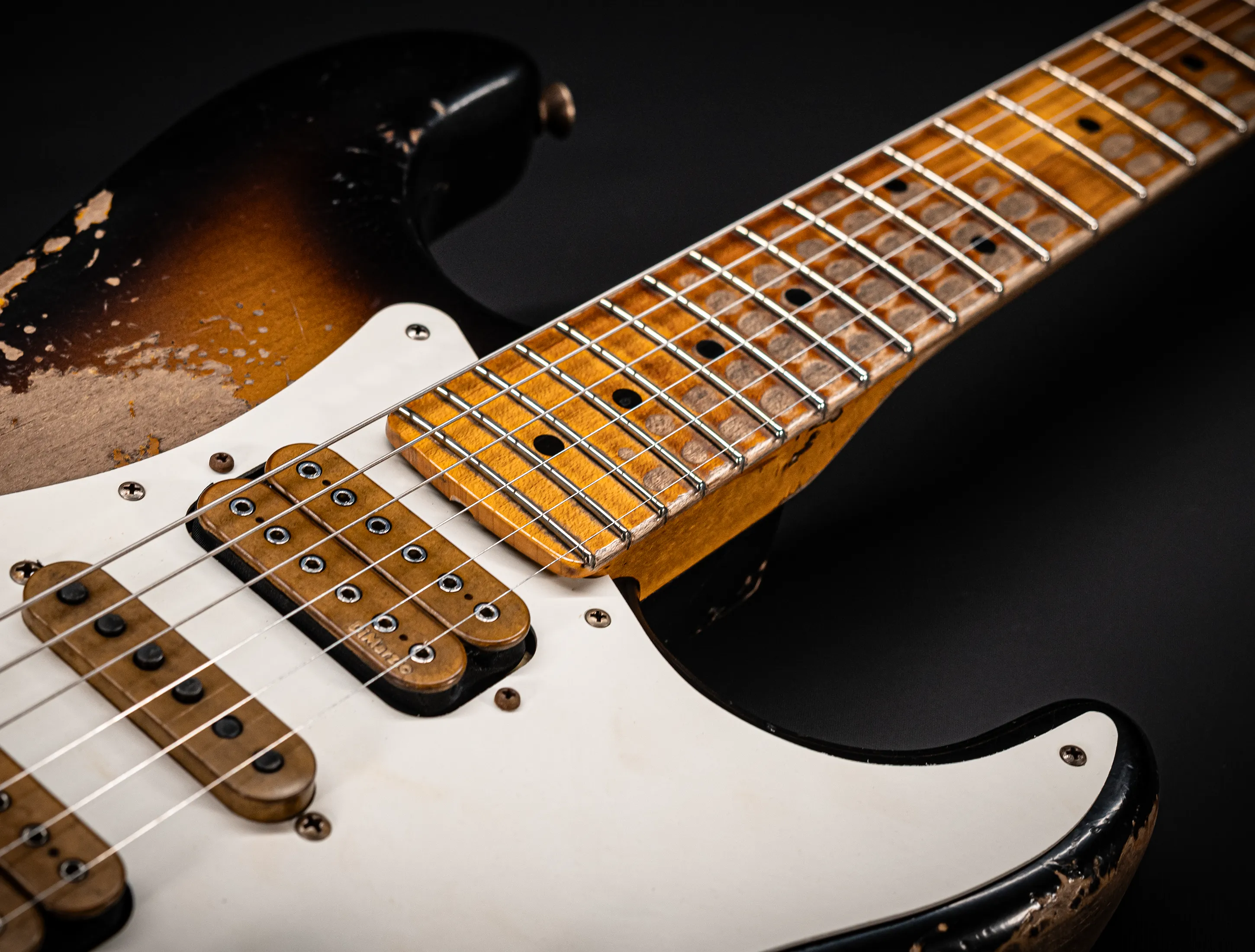 Fender MBD II 1956 FLOYD ROSE Stratocaster MIDAS Super Heavy Relic - Sunburst
