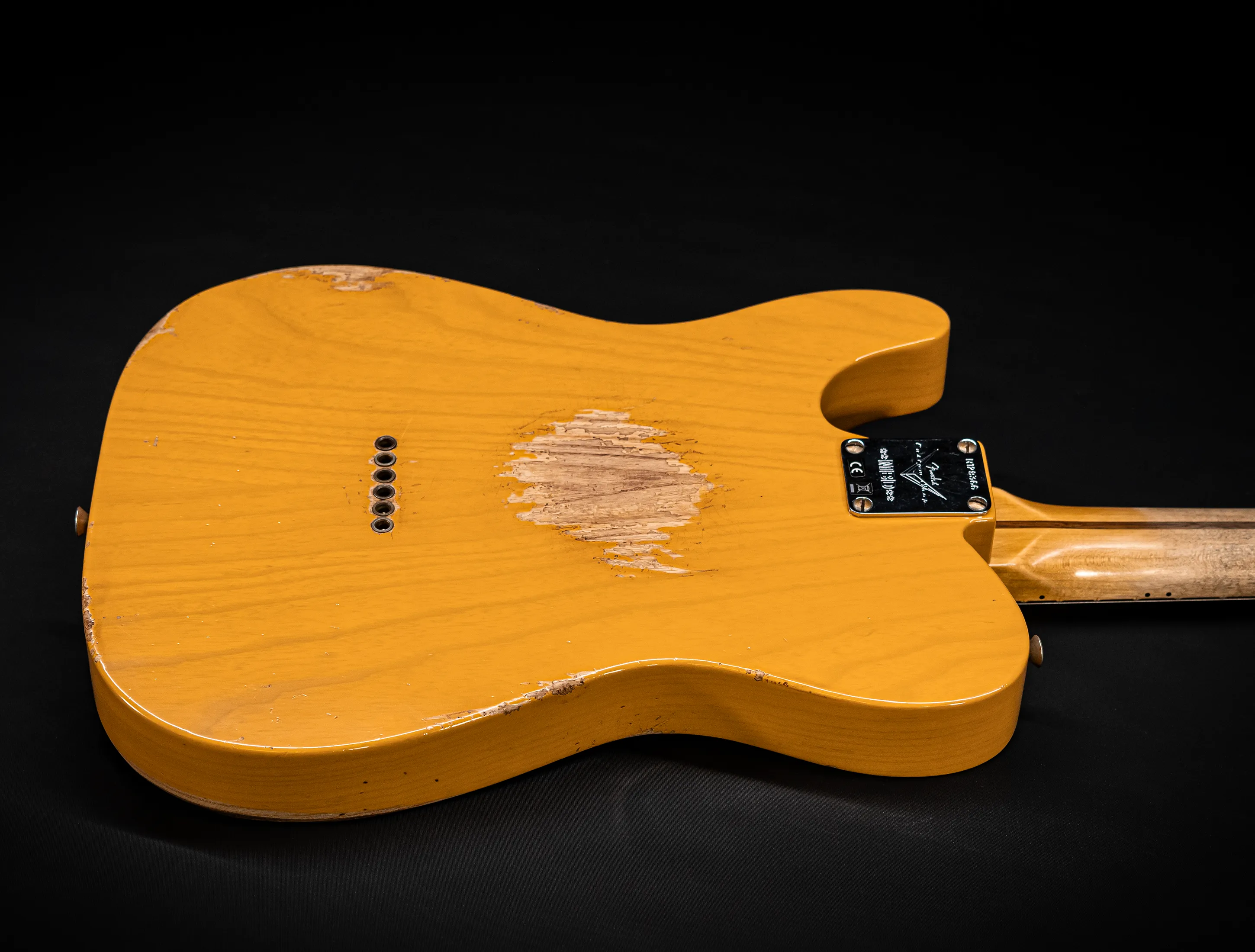 a173241Fender MBD Limited 1952 Humbucker Telecaster Heavy Relic - Butterscotch Blonde Muikhaus-Hermann