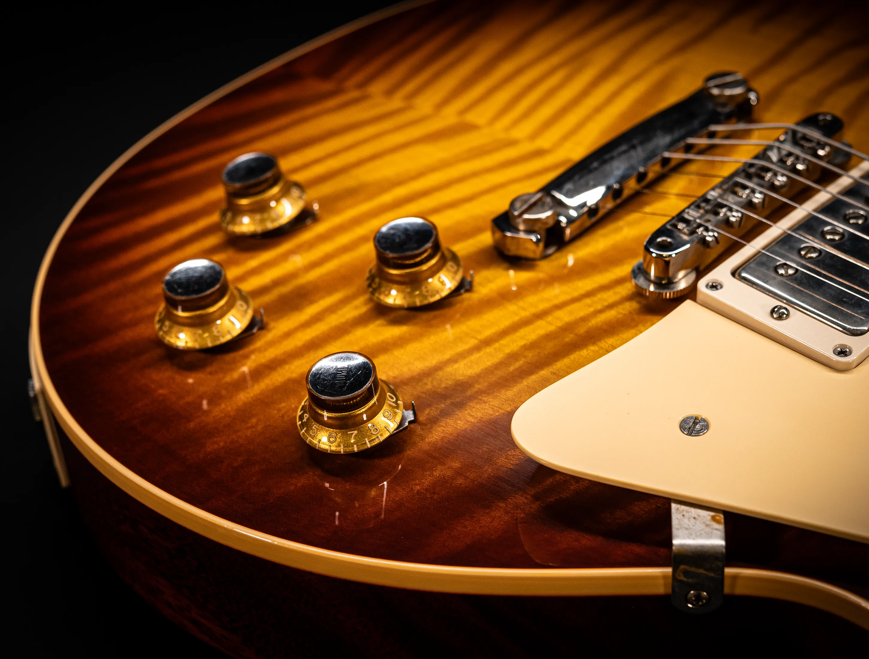 a170799 Gibson Les Paul 1960 Standard Reissue VOS - Iced Tea Burst AAAA Top Musikhaus-Hermann