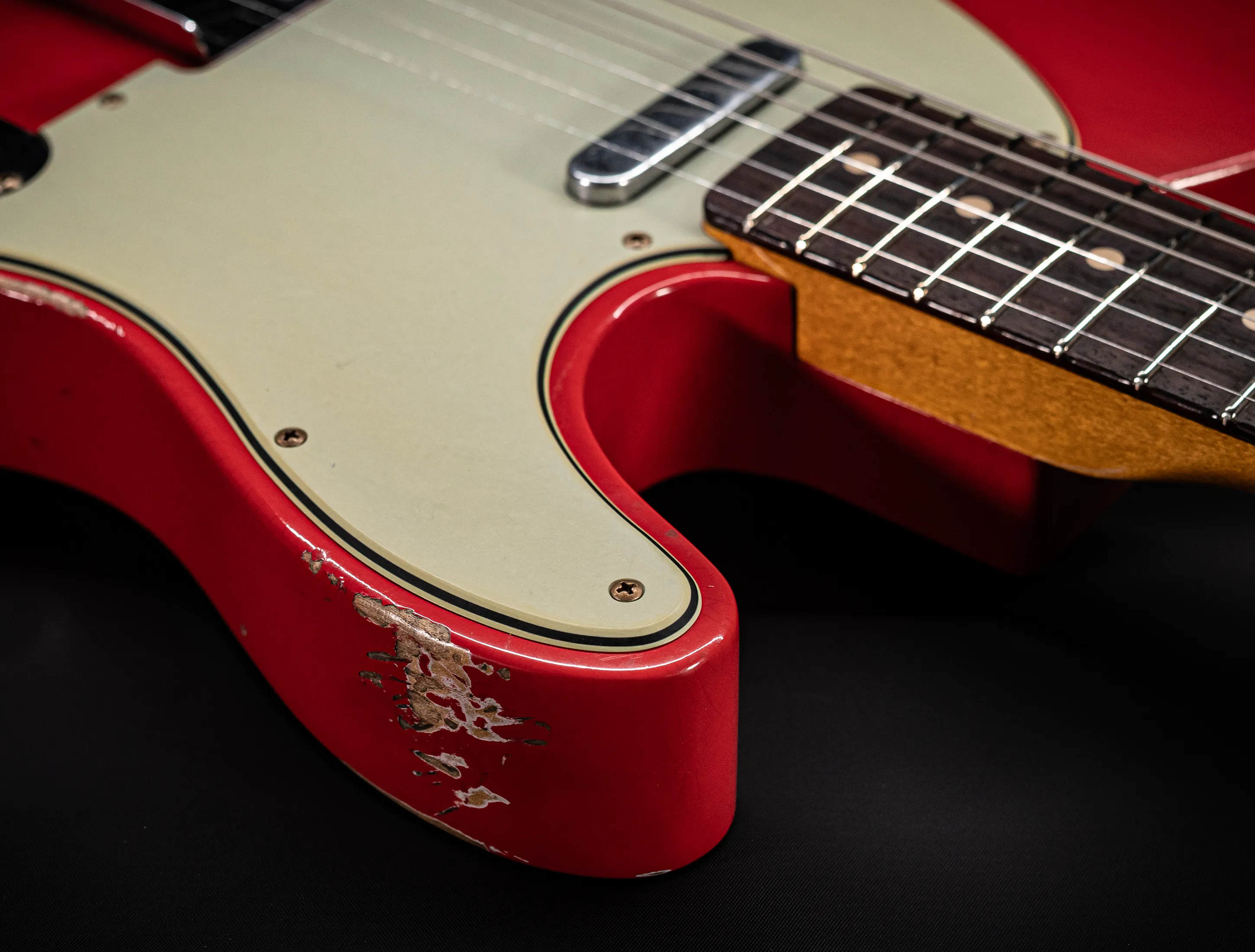 Fender MBD 1963 Telecaster Relic - Fiesta Red