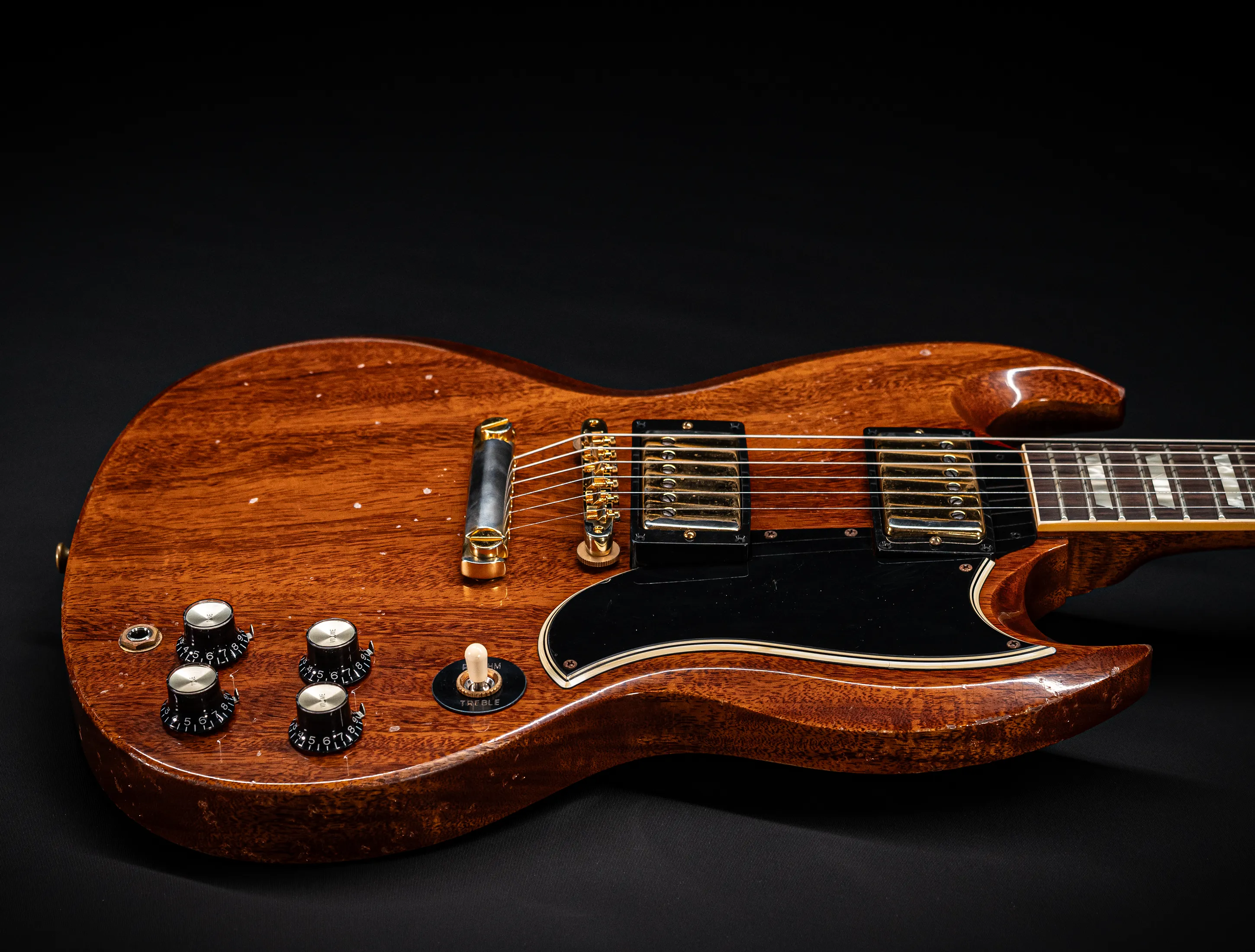 Gibson SG 1961 Standard Murphy Lab Heavy Aged Antique Natural Gold Hardware