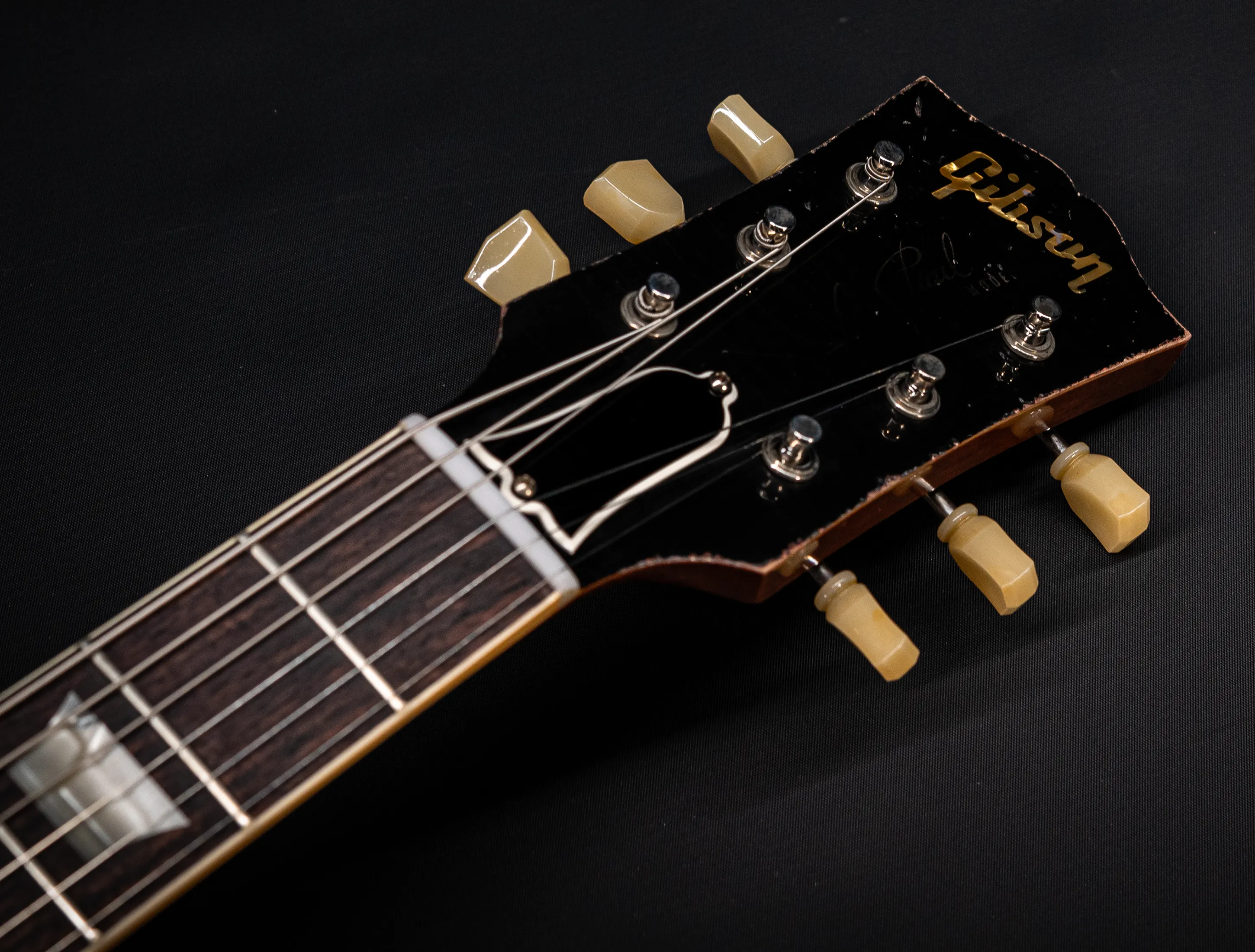 a172362 Gibson Les Paul 1959 Reissue Murphy Lab Heavy Aged Green Lemon Fade Musikhaus-Hermann