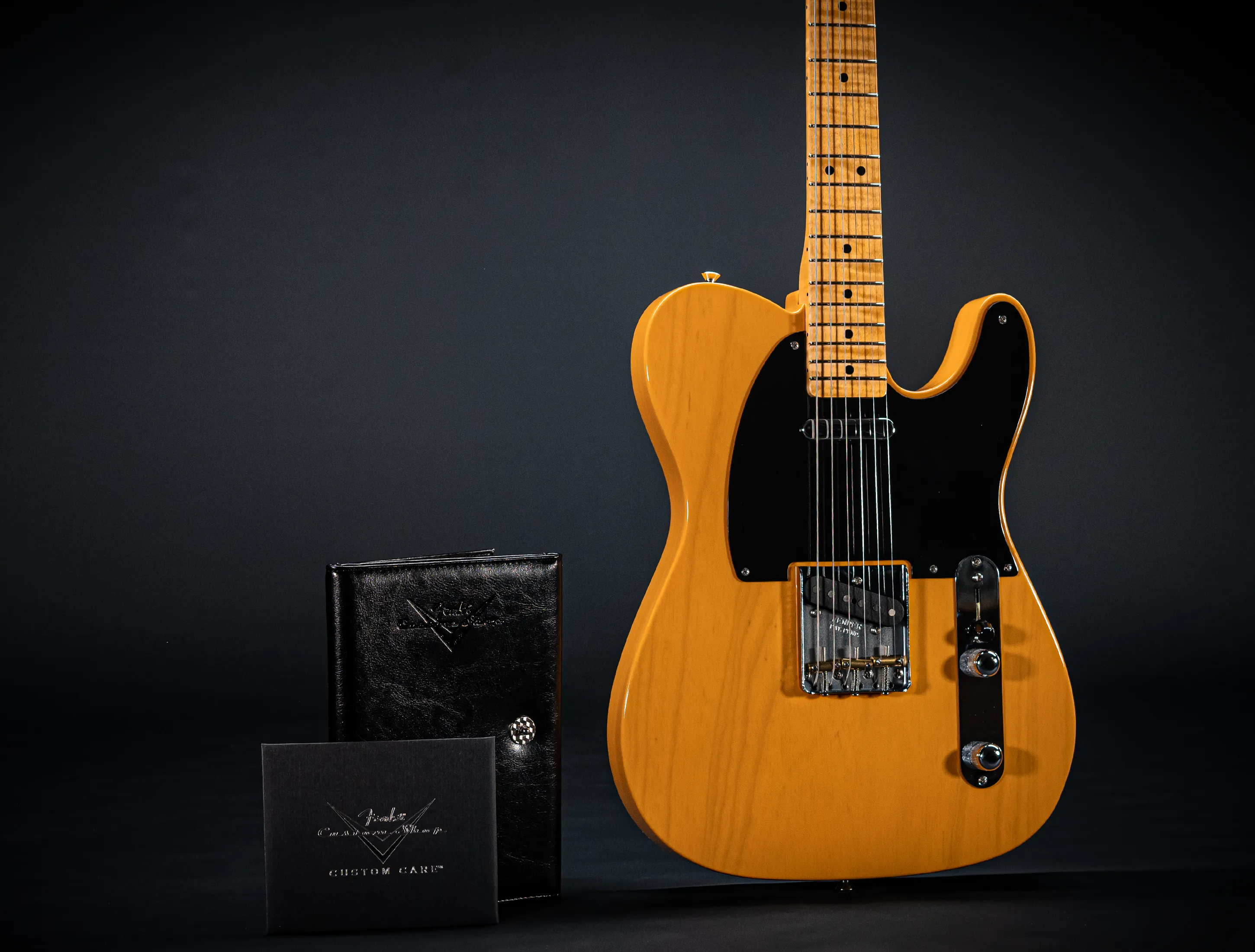 Fender MBD Limited 1952 Telecaster Timeless NOS flame Neck - Butterscotch Blonde