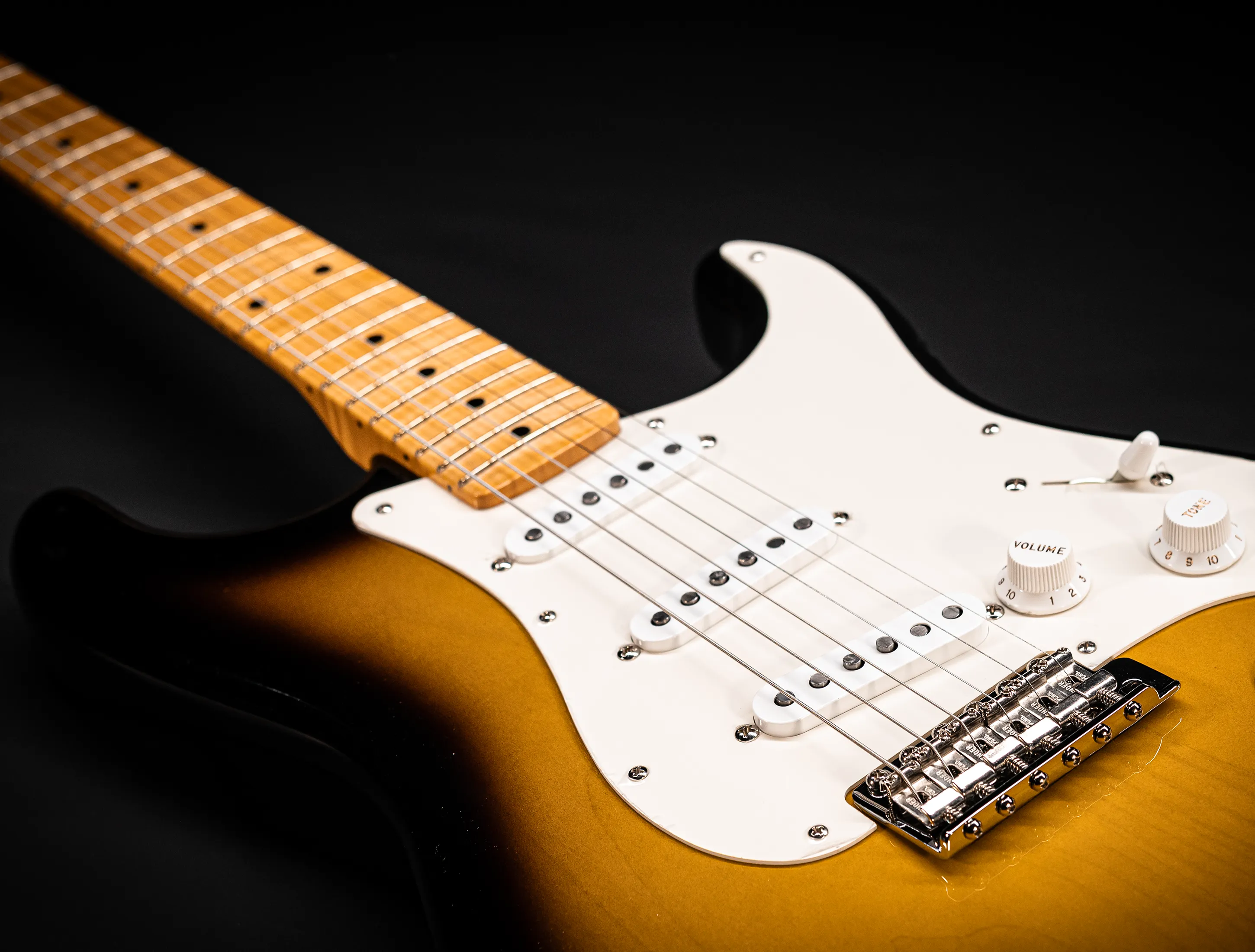a164355 Fender MBD Limited 1957 Stratocaster Timeless NOS flame Neck - Sunburst