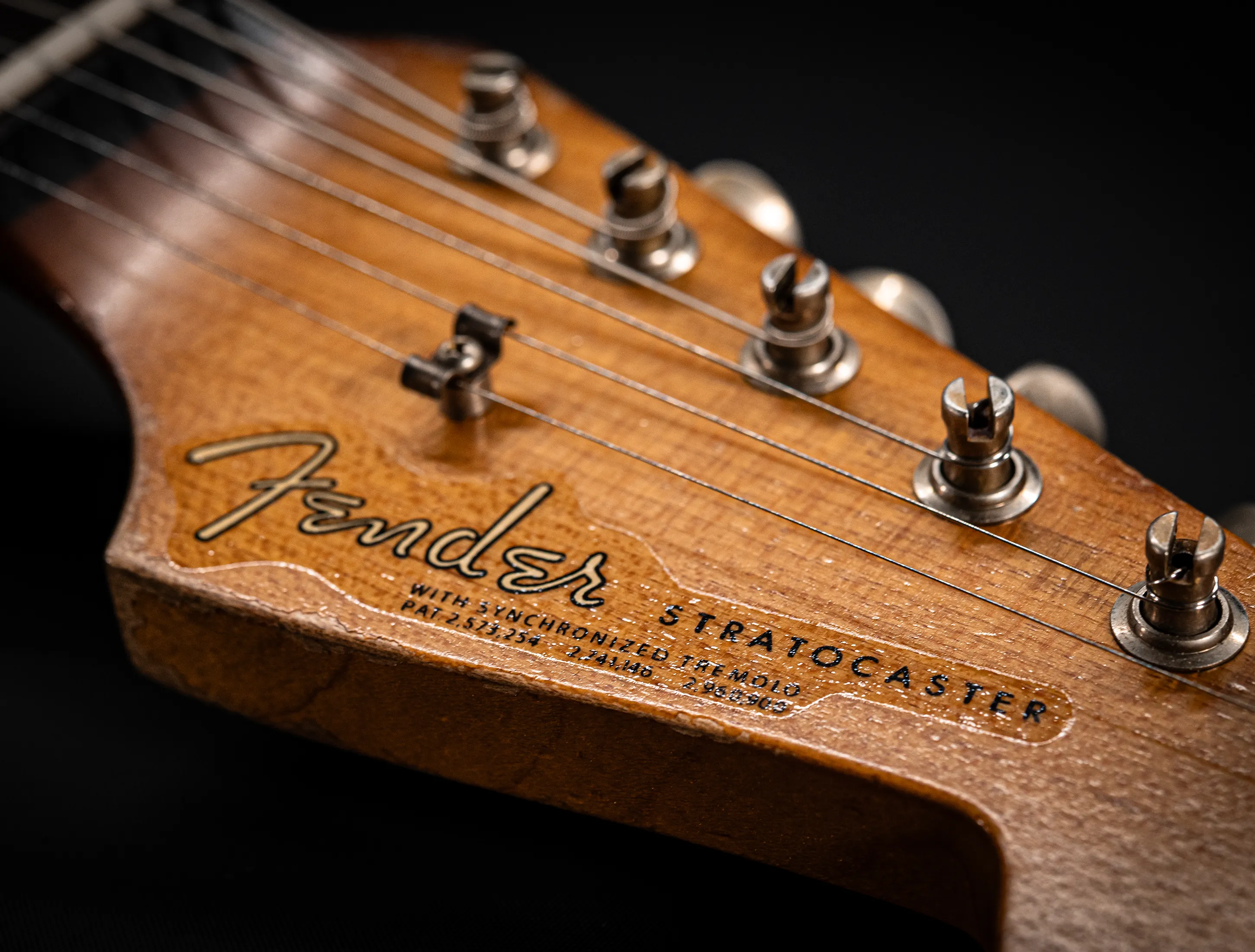 Fender Masterbuilt Paul Waller 1961 F-branded Ex Pin-Up Stratocaster Heavy Relic Sonic Blue over Sunburst