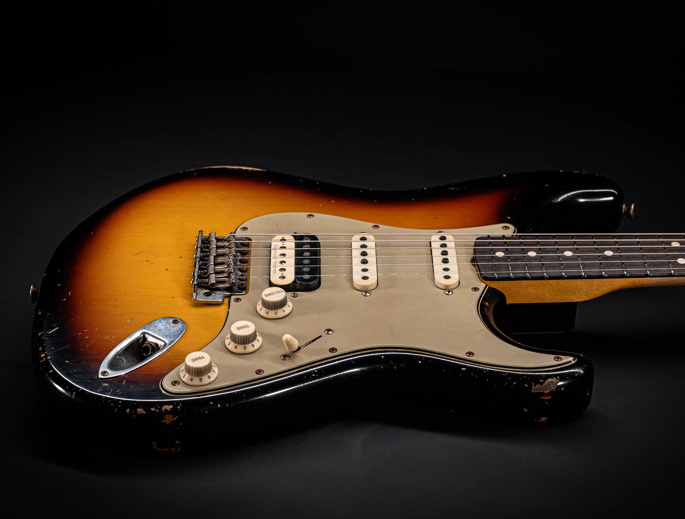 Fender Senior Masterbuilt Todd Krause 1963 Humbucker Stratocaster Relic - Sunburst