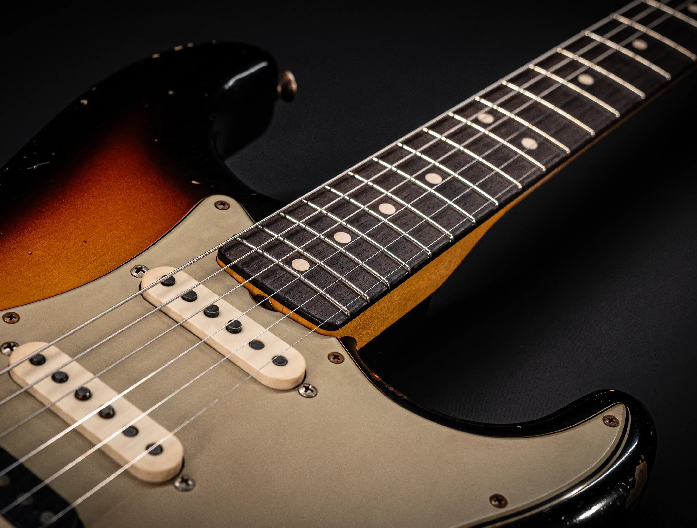 Fender Senior Masterbuilt Todd Krause 1963 Humbucker Stratocaster Relic - Sunburst