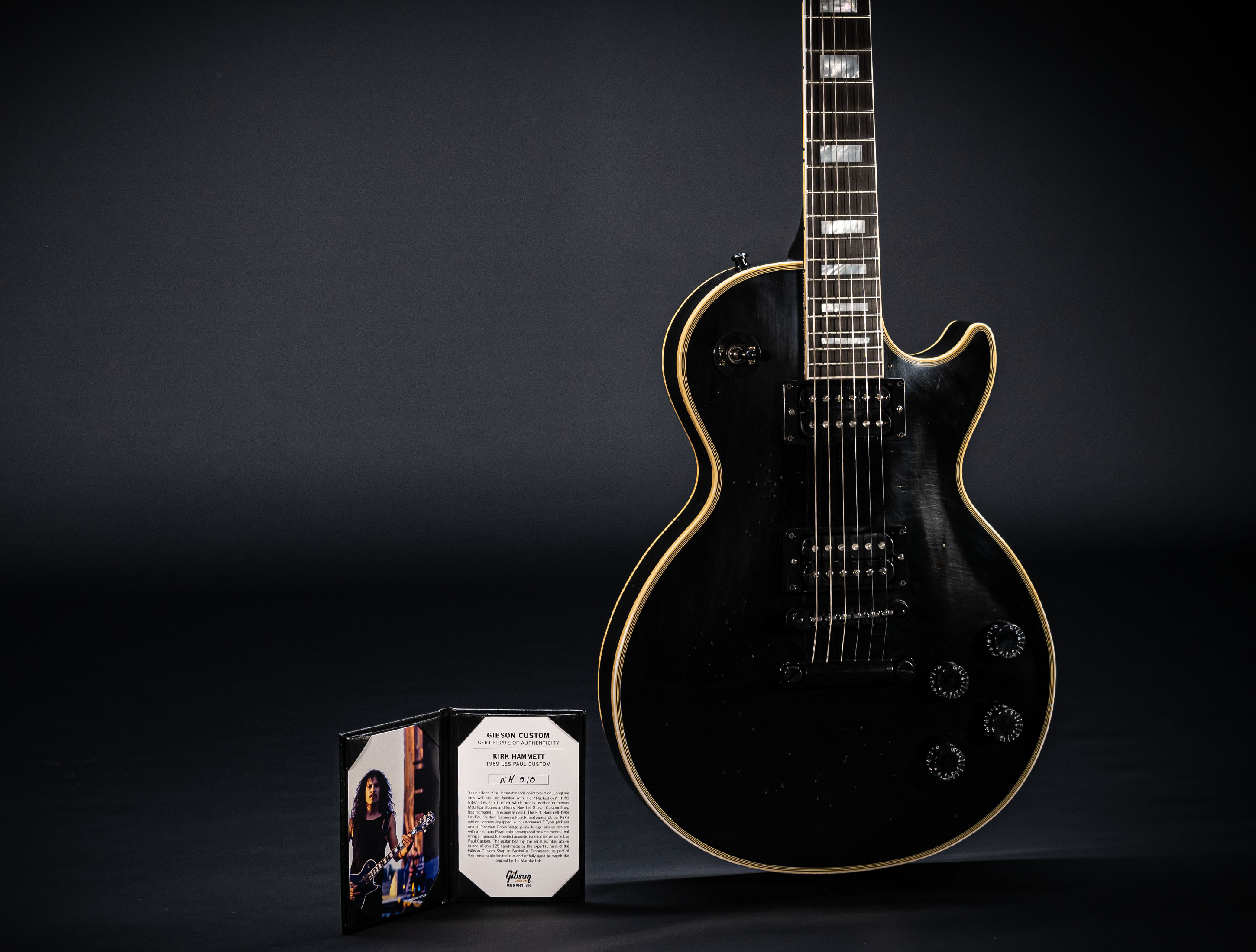 Gibson Kirk Hammett 1989 Les Paul Custom Ebony Limited