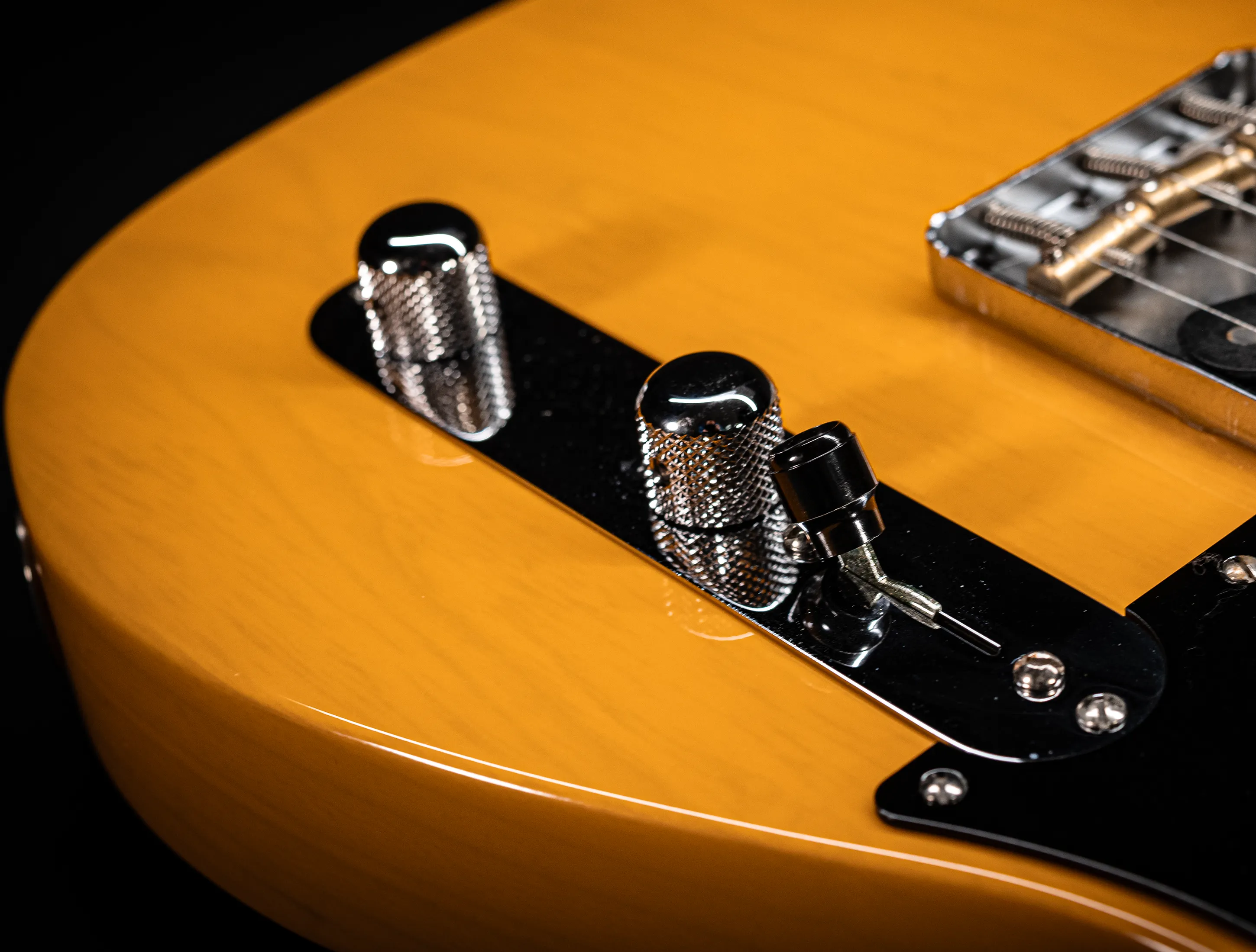 Fender MBD 1952 Humbucker Telecaster GLOSS NOS flame Neck - Butterscotch Blonde