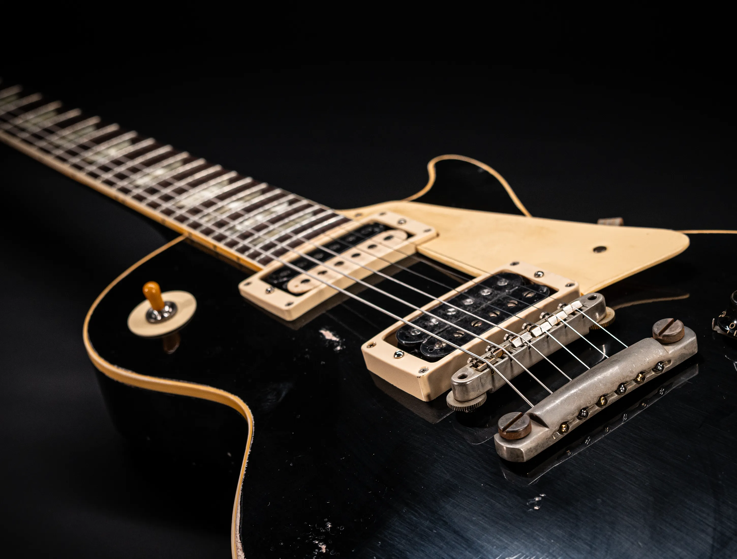 Gibson Les Paul 1958 Standard Murphy Lab Heavy Aged - Factory Black