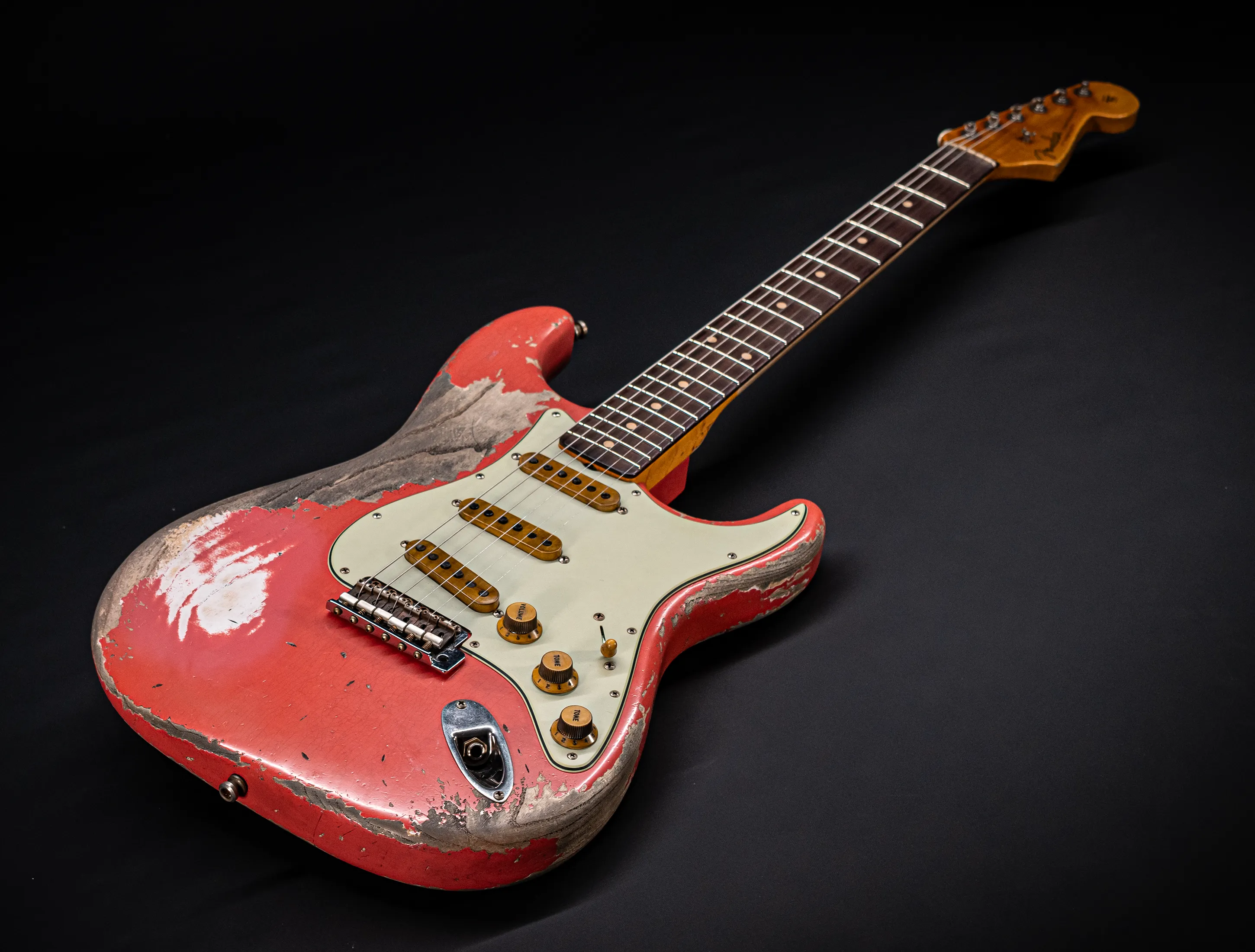 Fender MBD II 1962 Stratocaster MIDAS Super Heavy Relic - ASH Body Fiesta Red
