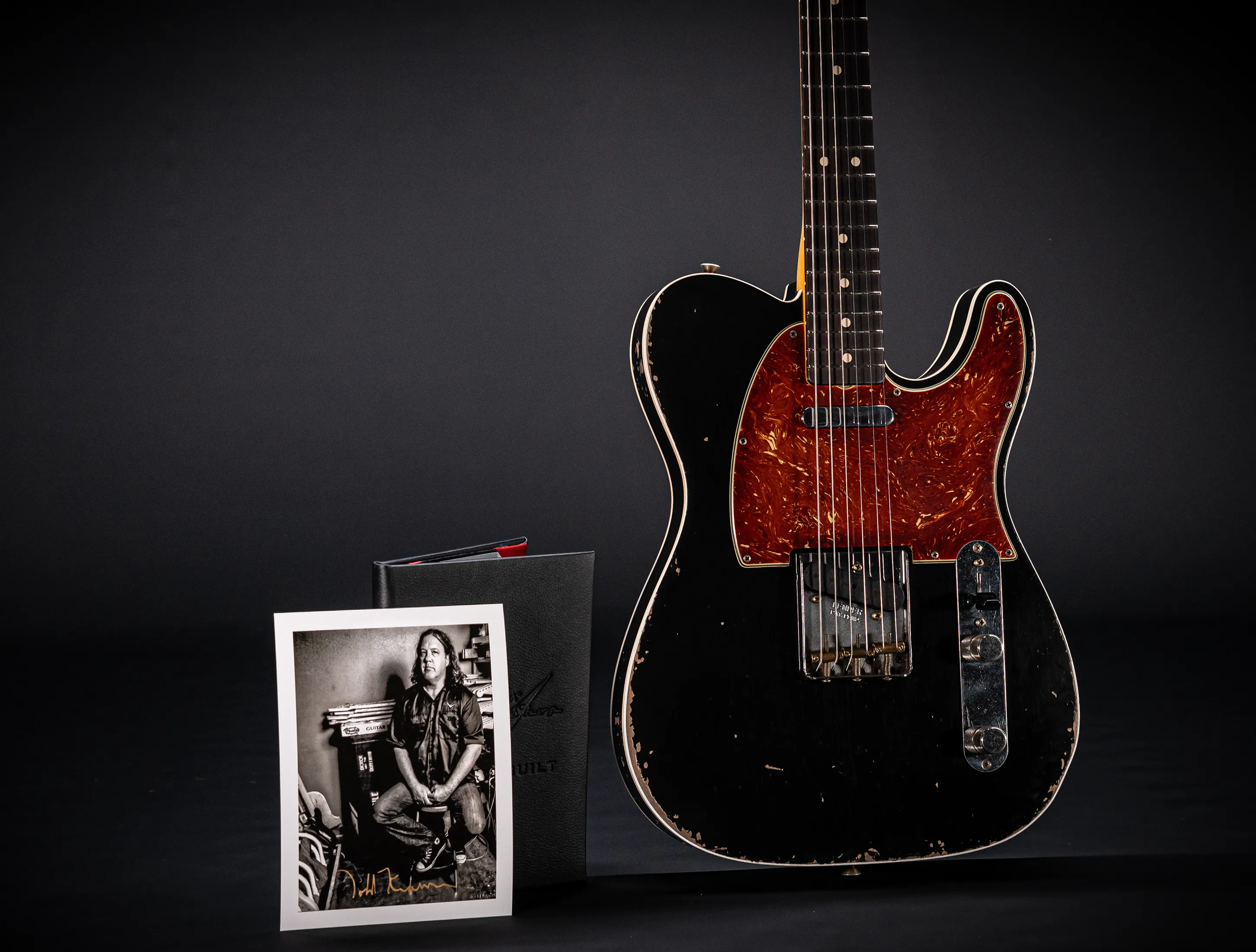 Fender Senior Masterbuilt Todd Krause 1963 Telecaster Custom Authentic Relic - Black