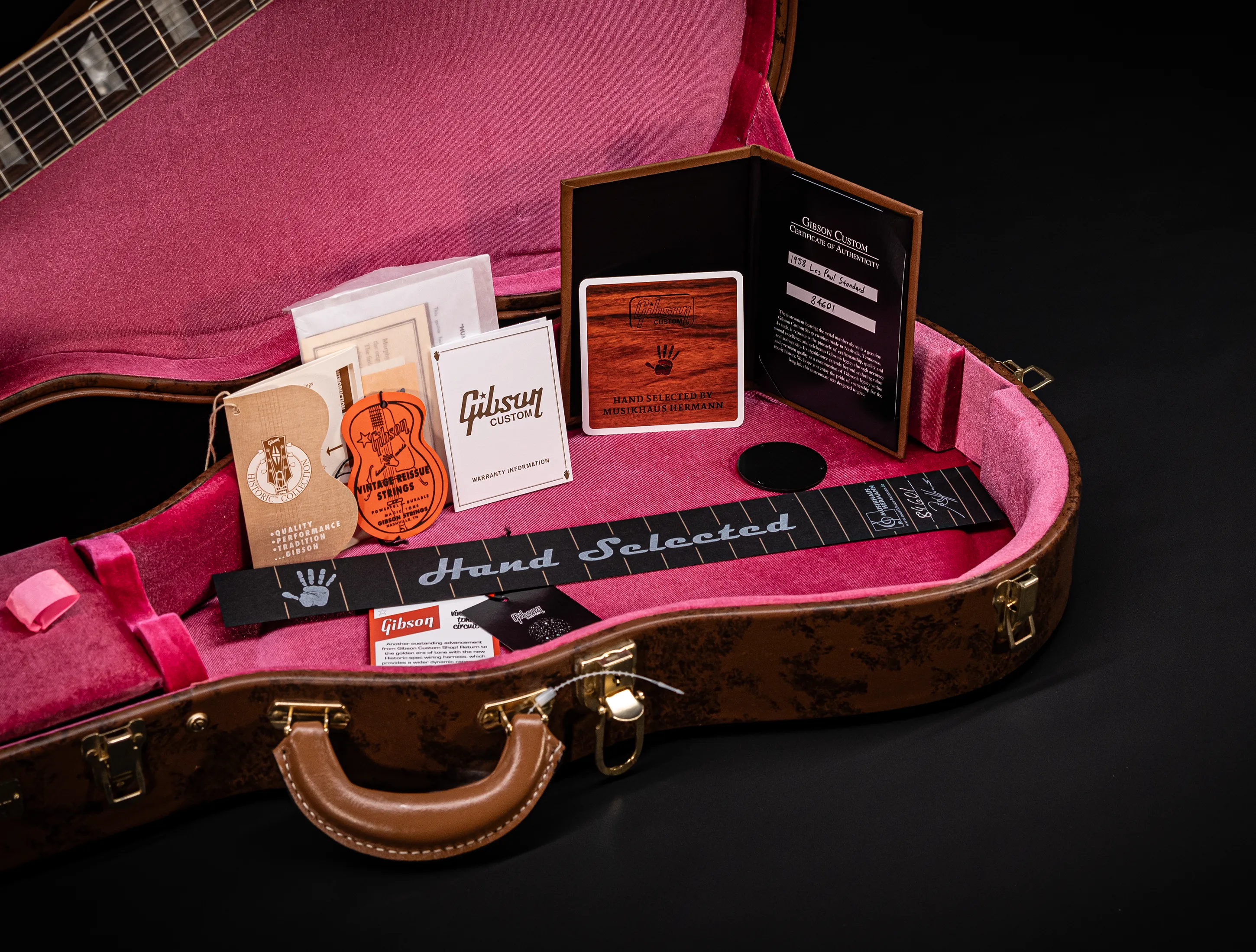 a161532 Gibson Les Paul 1958 Standard Reissue VOS - Washed Cherry Sunburst