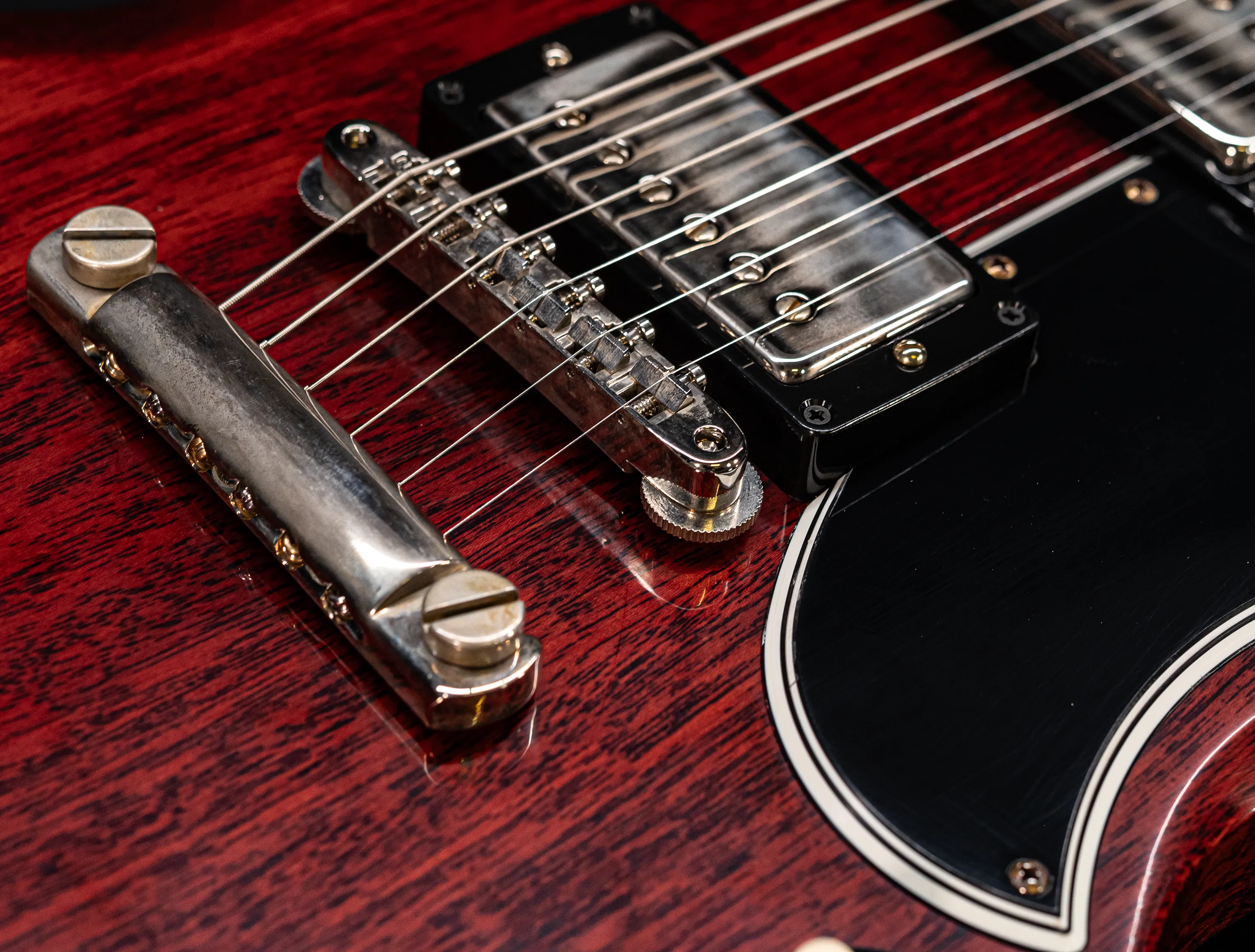 a172671Gibson SG 1961 Standard Reissue Stop Bar VOS Cherry Red Muikhaus-Hermann