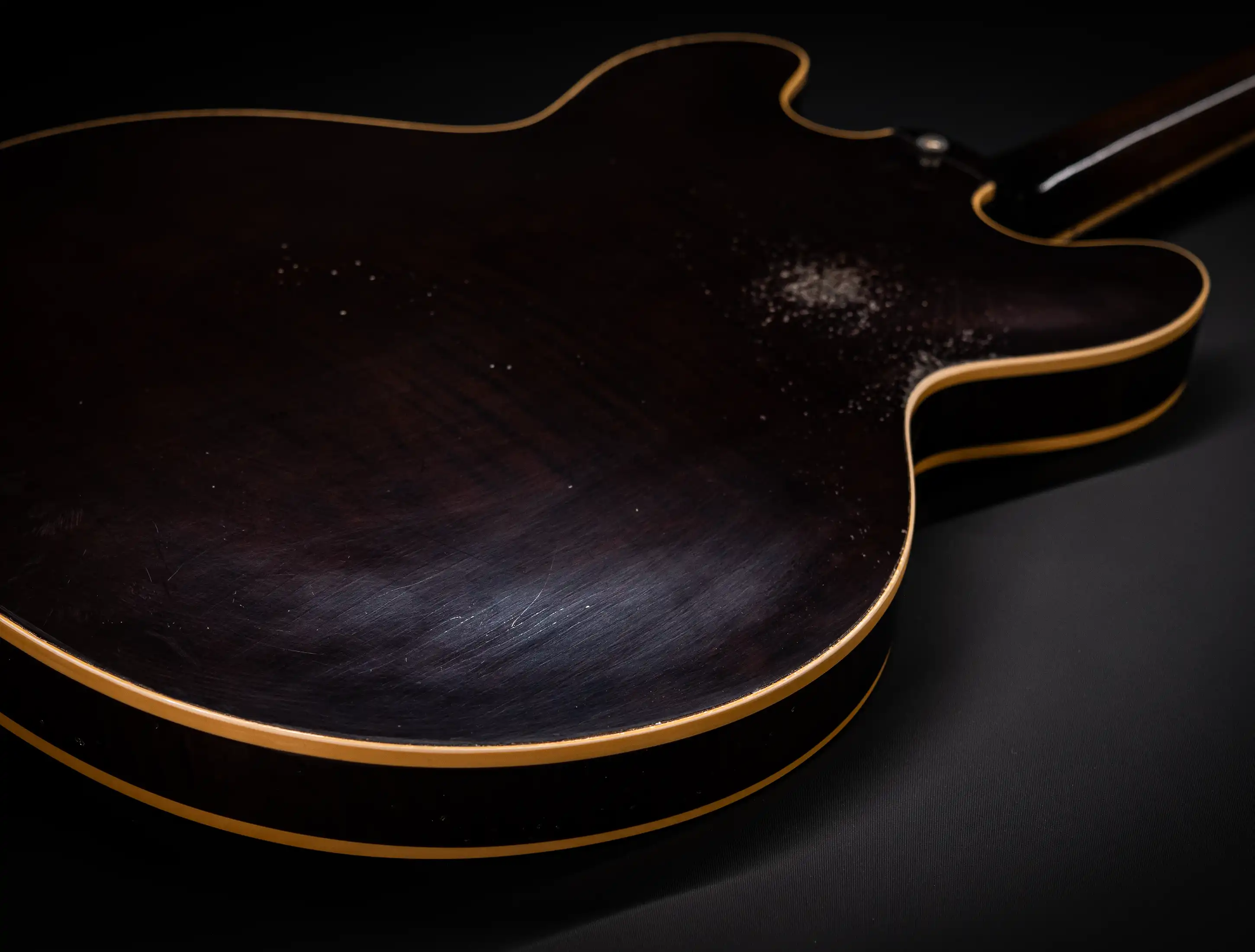 a154404 Gibson-ES-335-1964-Custom-Shop-Murphy-Lab-Heavy-Aged-Figured-Maple-Antique-Walnut-Stain