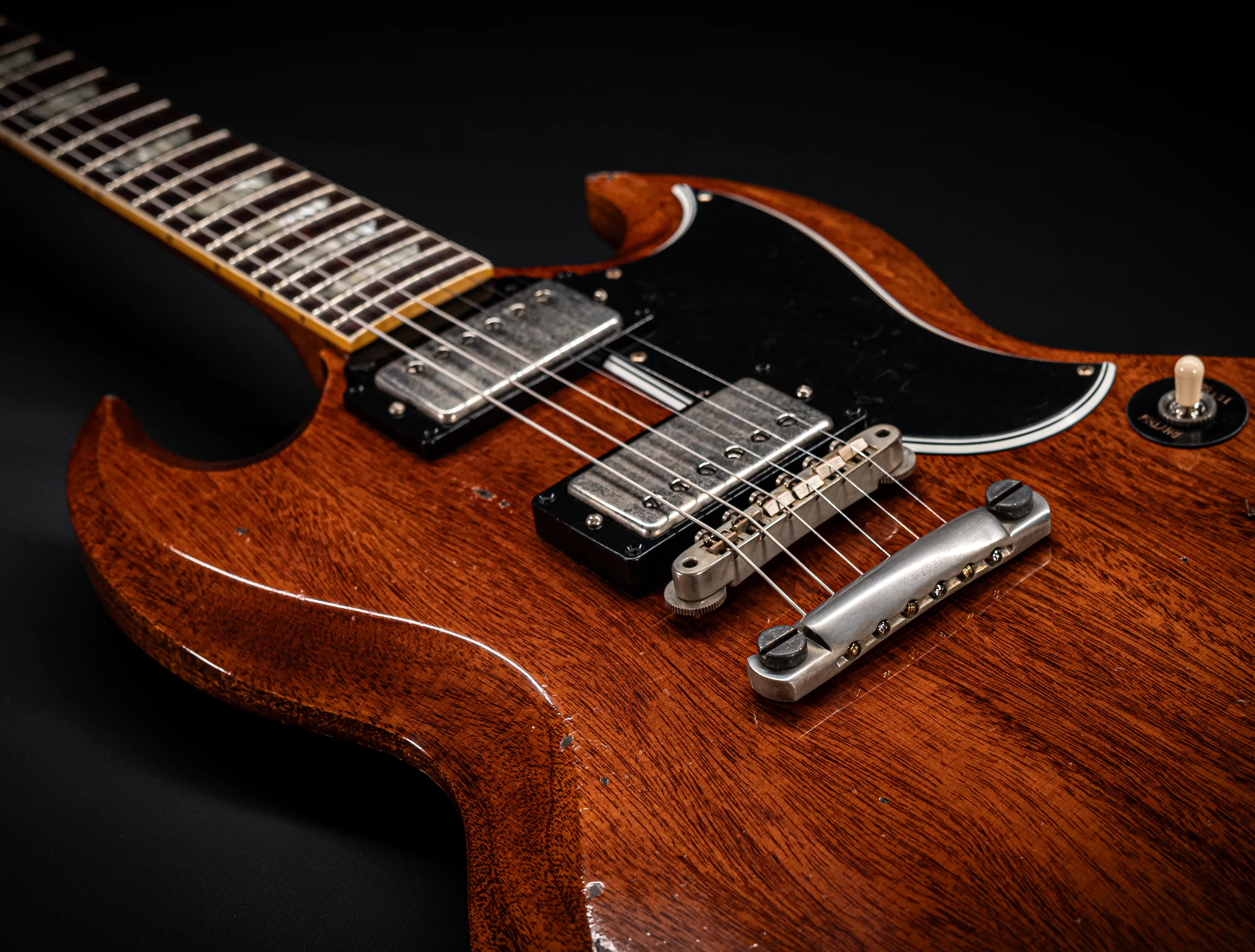 Gibson SG 1961 Standard Murphy Lab Heavy Aged Antique Faded Cherry