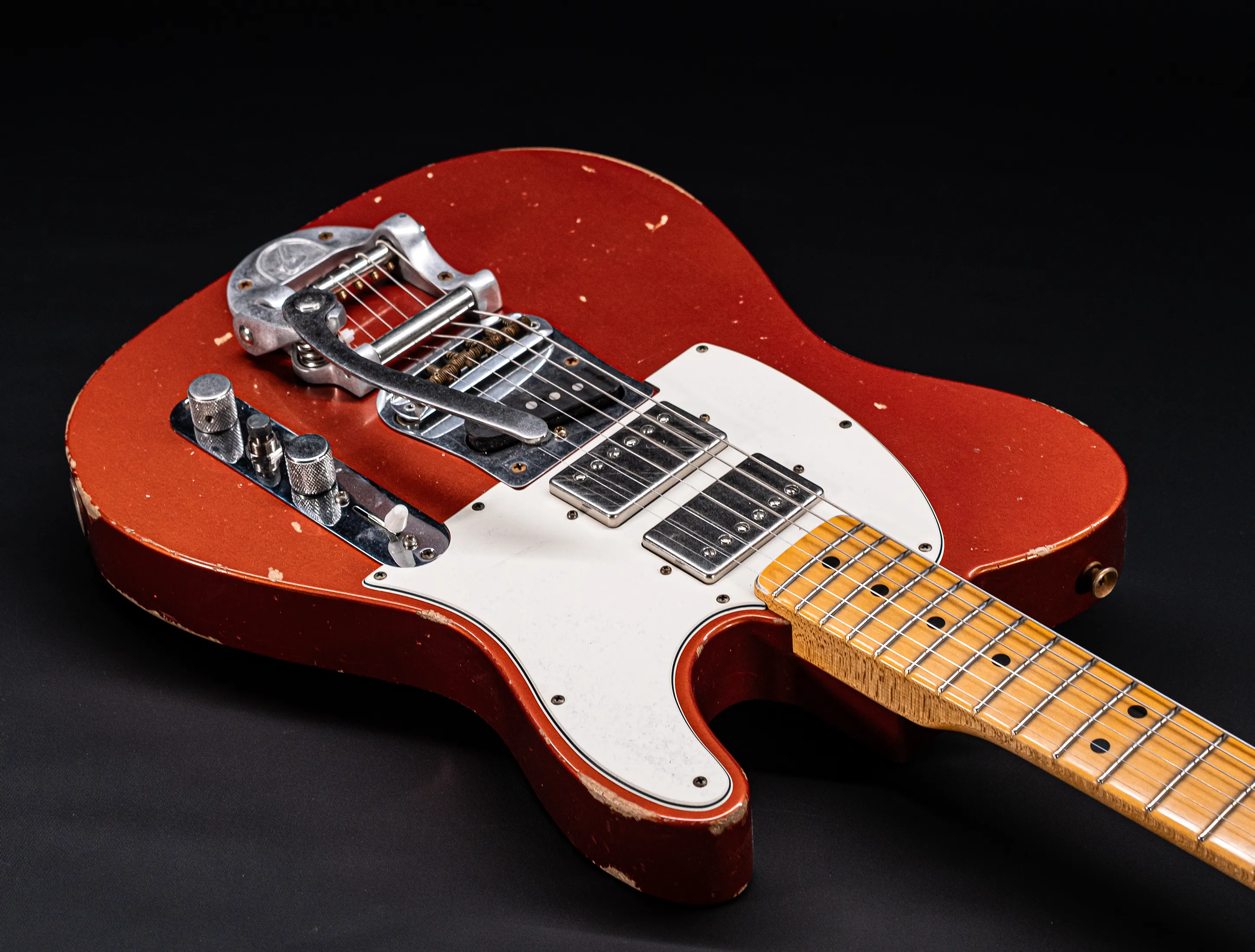 Fender Masterbuilt Dennis Galuszka Limited Edition Mike Campbell 1972 „Red Dog“ Telecaster