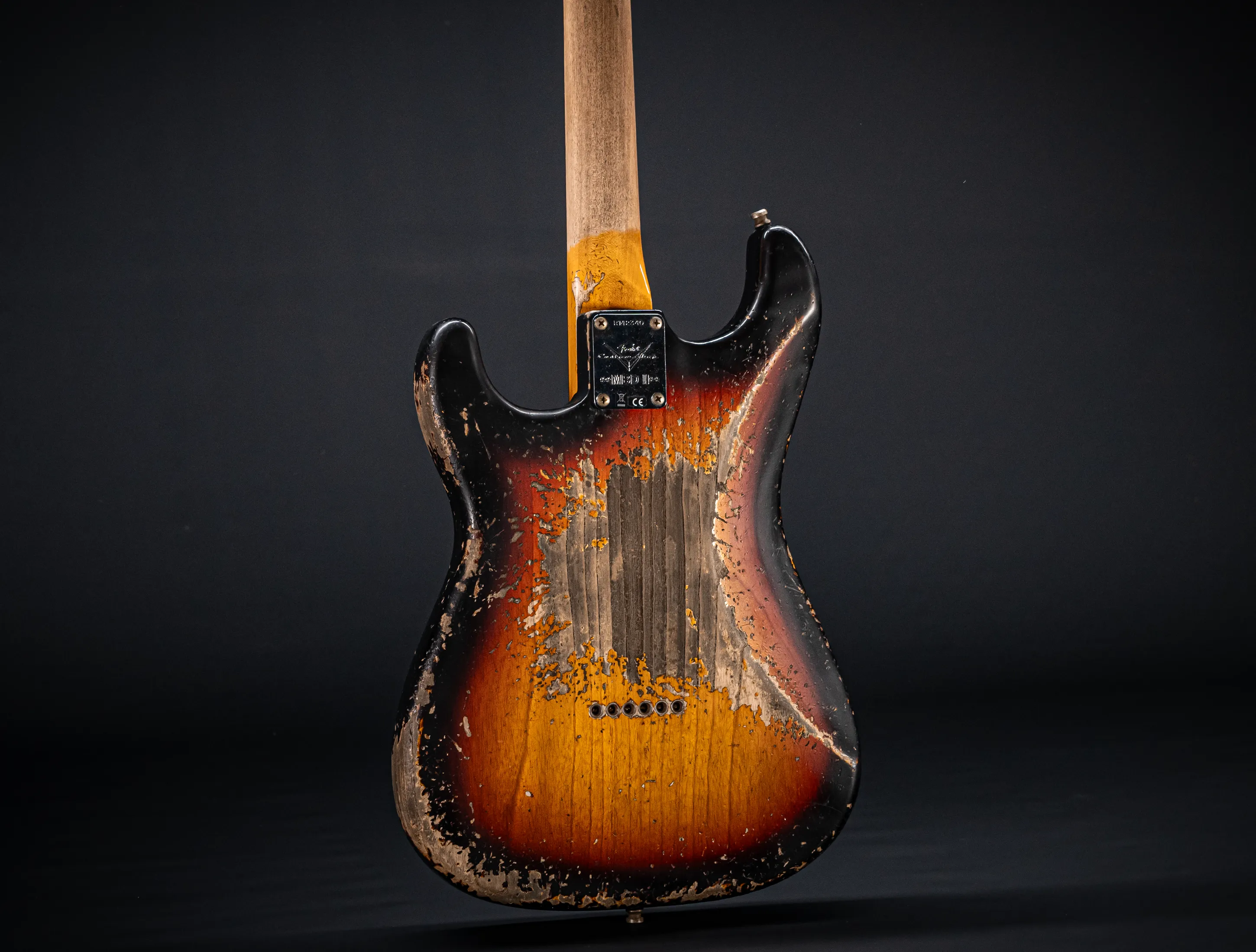 Fender MBD II 1962 Humbucker Hardtail Stratocaster MIDAS Super Heavy Relic - ASH Body Sunburst