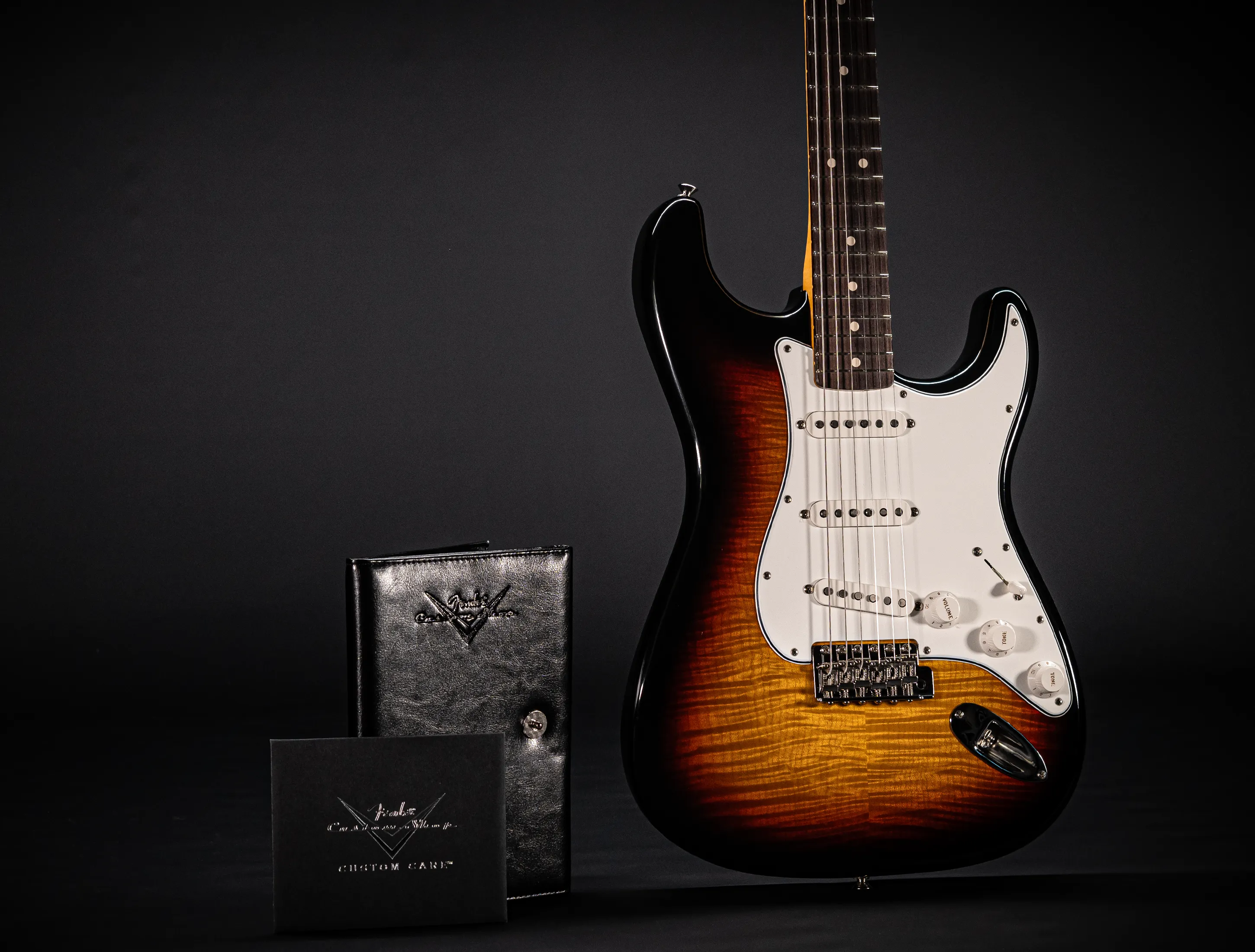 Fender MBD Limited 1963 Stratocaster Timeless NOS Flame Top - Sunburst