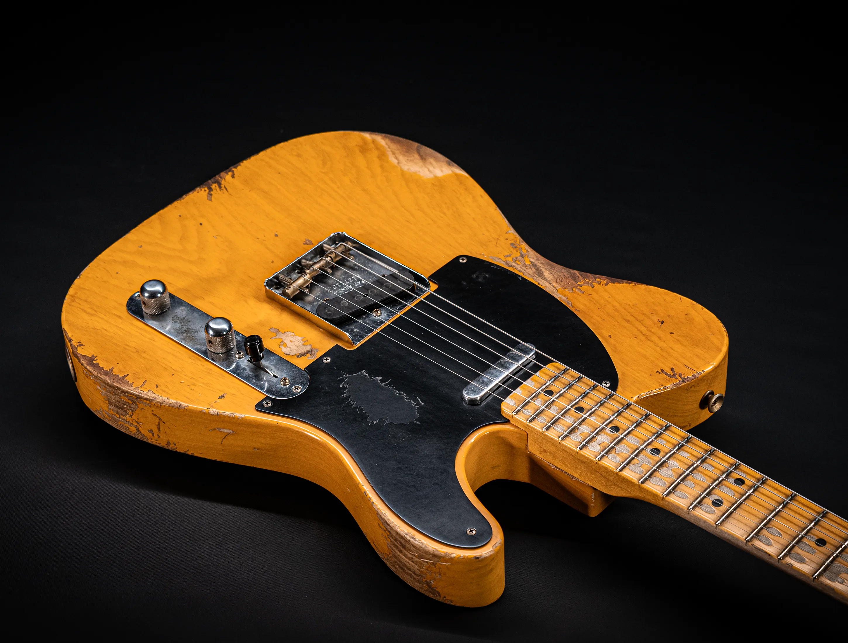 Fender Masterbuilt Kyle McMillin 1952 Telecaster Heavy Relic - 1pc Ash Butterscotch Blonde