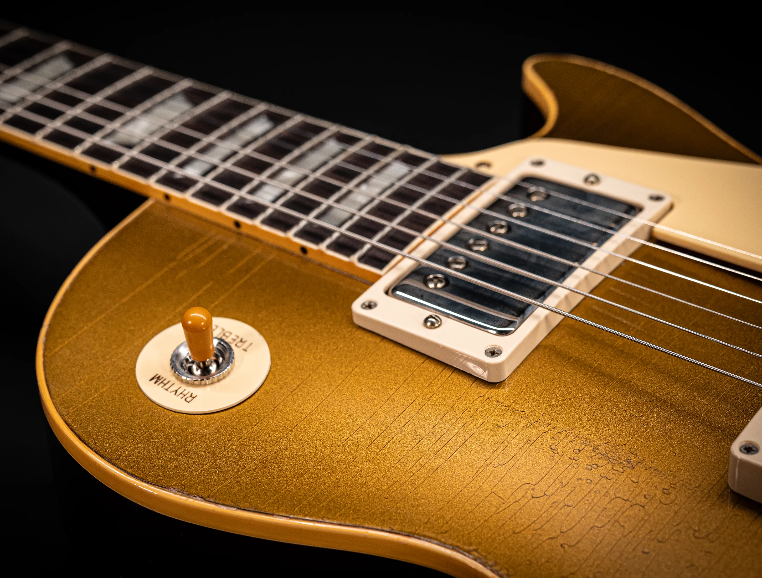 a164772 Gibson Les Paul 1957 Goldtop Darkback Reissue Murphy Lab Light Aged
