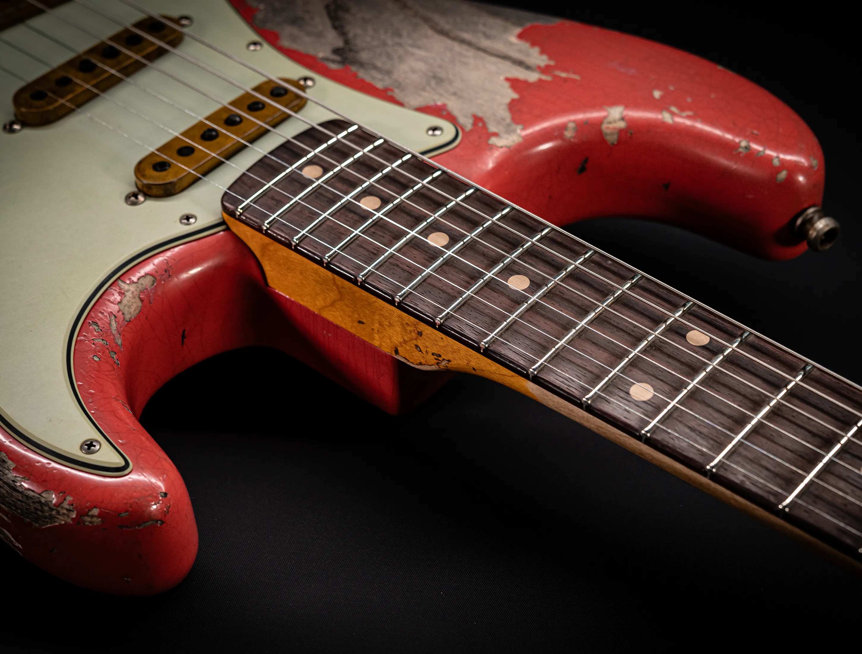 Fender MBD II 1962 Stratocaster MIDAS Super Heavy Relic - ASH Body Fiesta Red