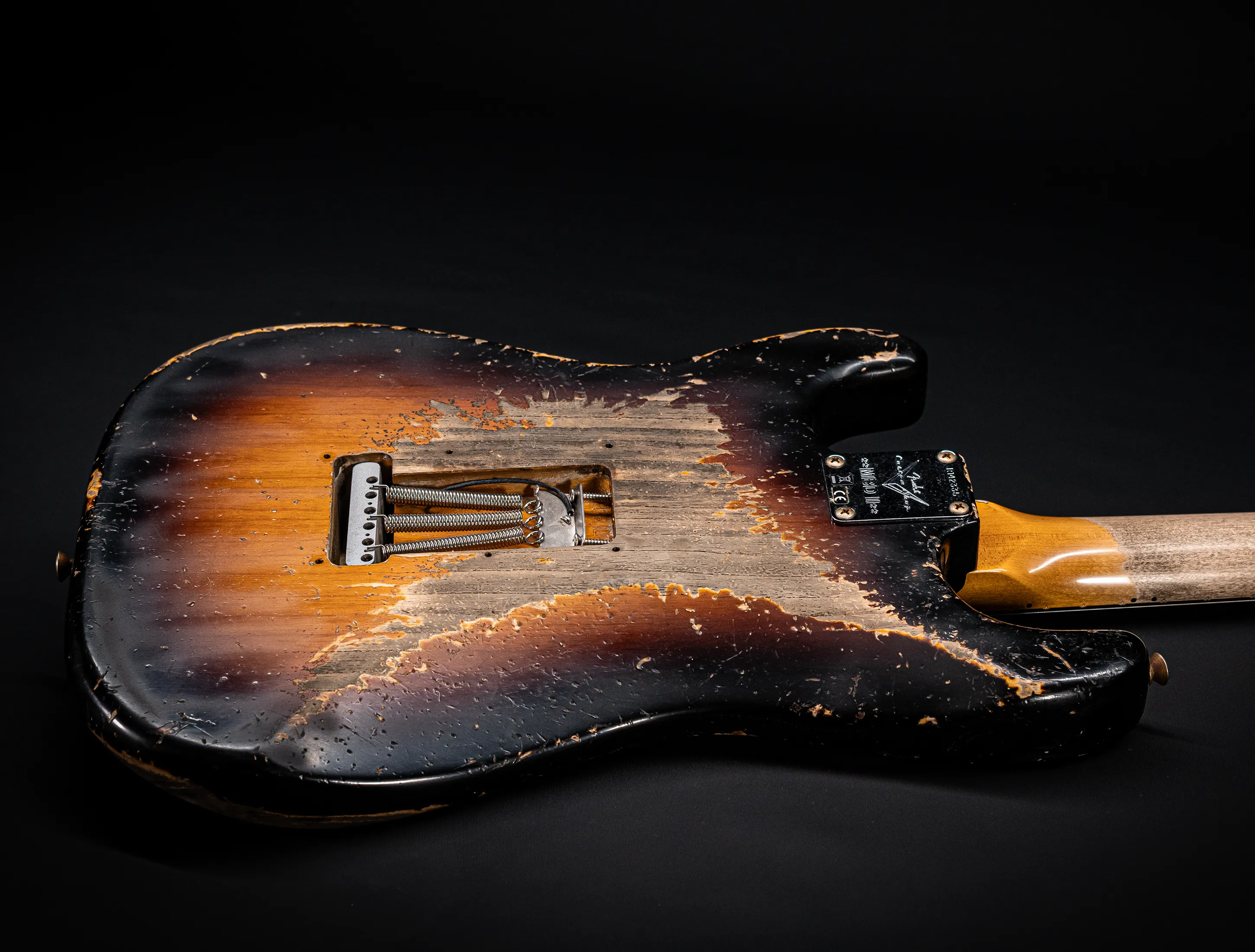Fender MBD II 1962 Humbucker Stratocaster MIDAS Super Heavy Relic - ASH Body Maple Neck Sunburst