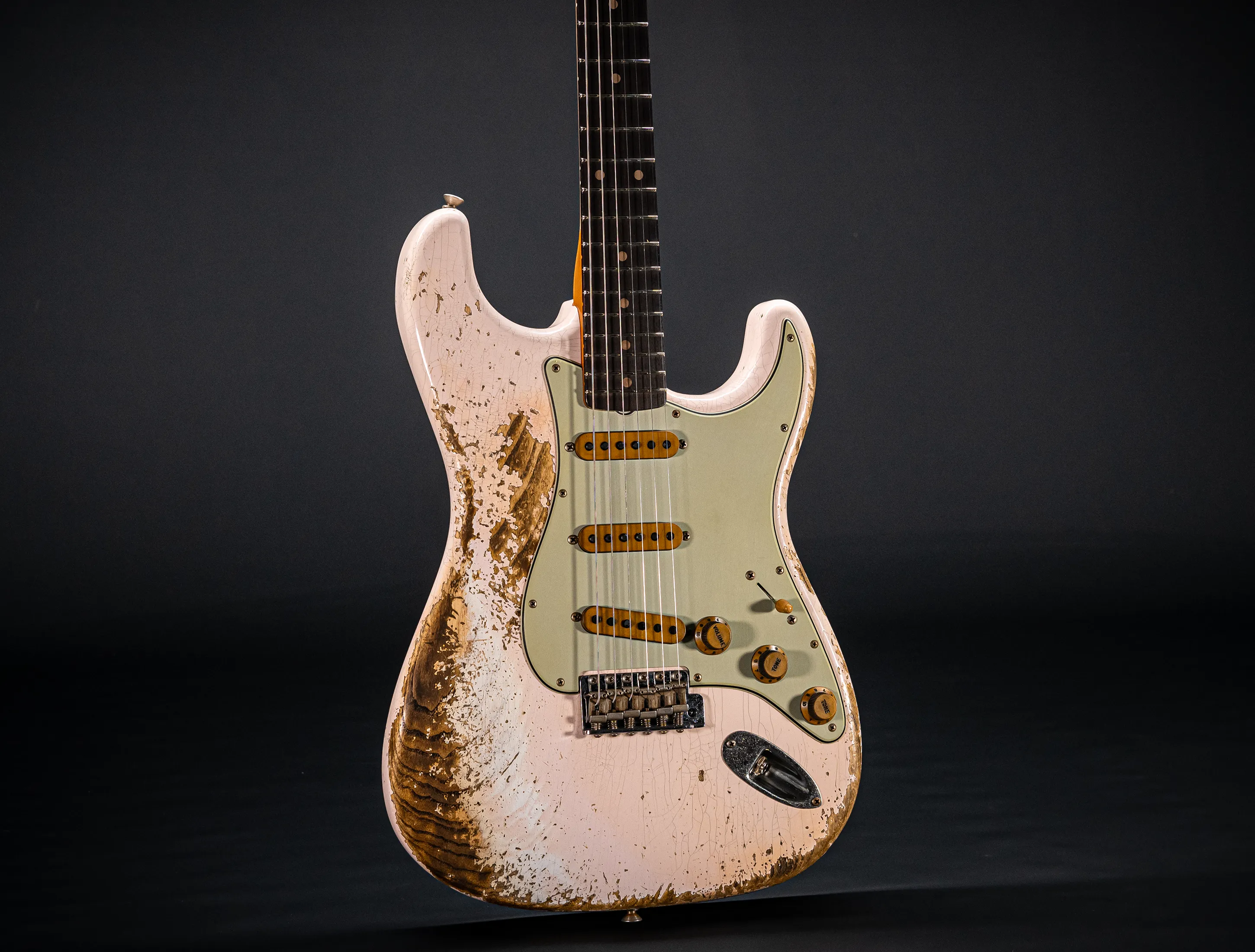 Fender MBD II 1962 Stratocaster MIDAS Super Heavy Relic - ASH Body Shell Pink