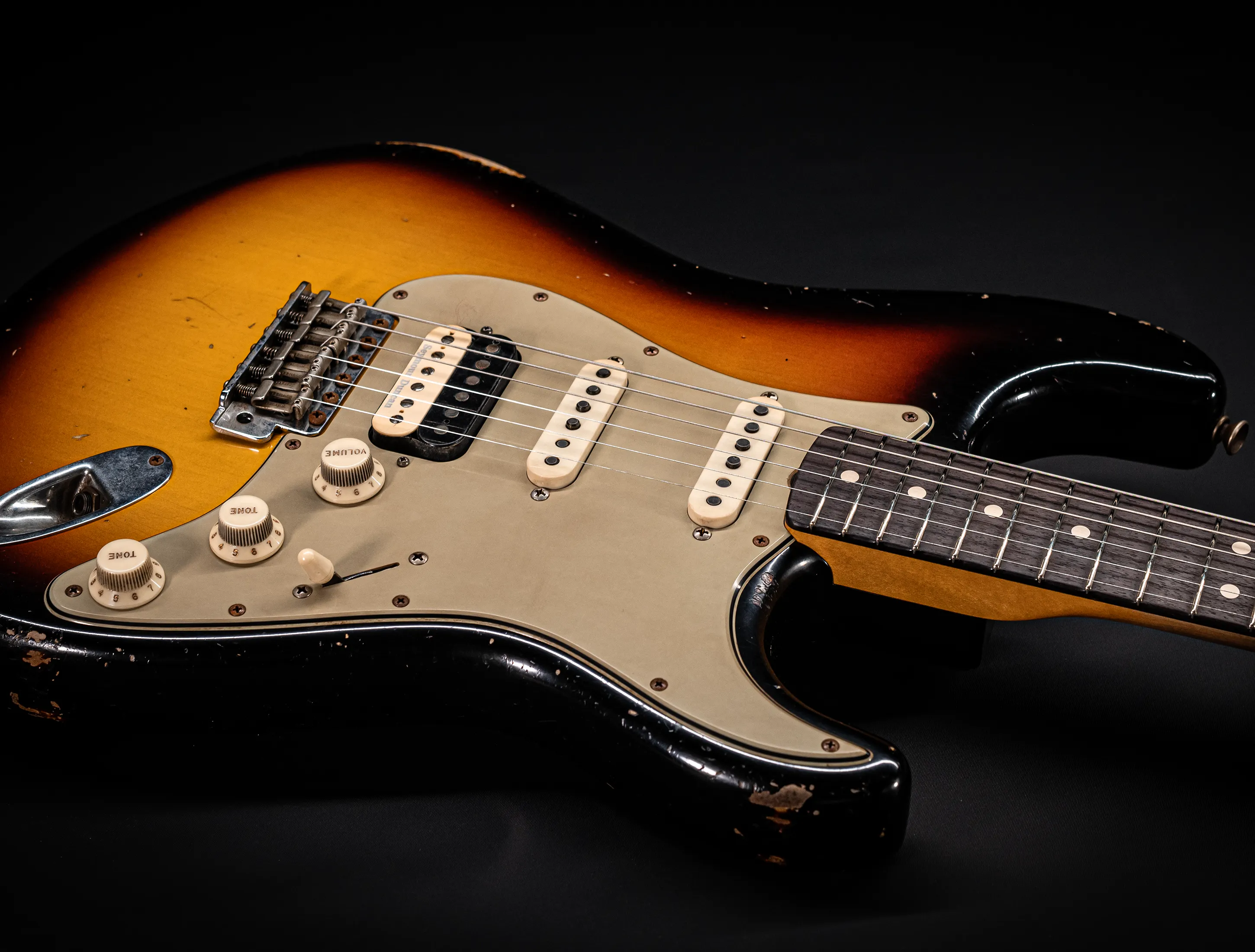 Fender Senior Masterbuilt Todd Krause 1963 Humbucker Stratocaster Relic - Sunburst