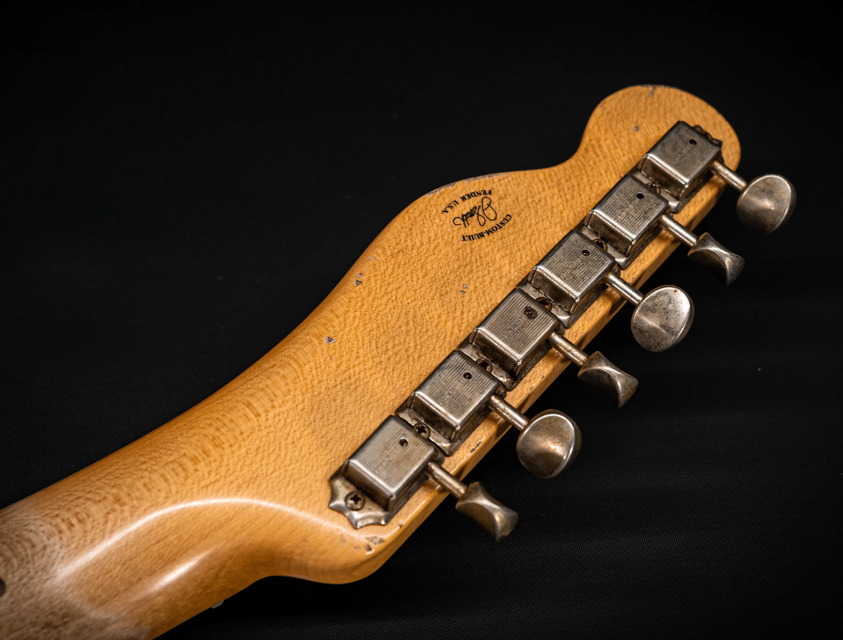 Fender Senior Masterbuilt Jason Smith 1952 Telecaster Relic - 1pc Ash Butterscotch Blonde