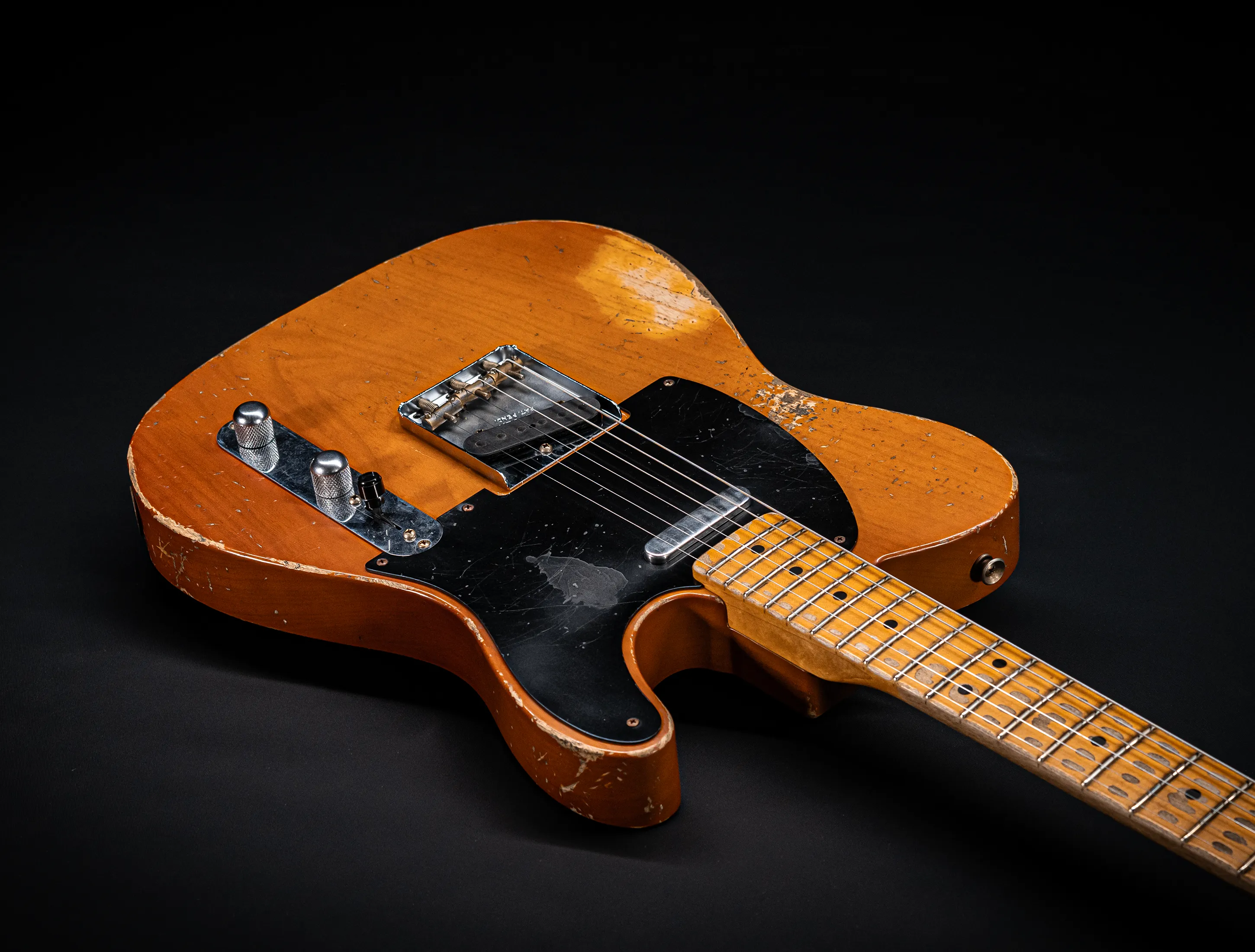 Fender Senior Masterbuilt Jason Smith 1952 Telecaster Super Heavy Relic - 1pc Ash Butterscotch Blonde