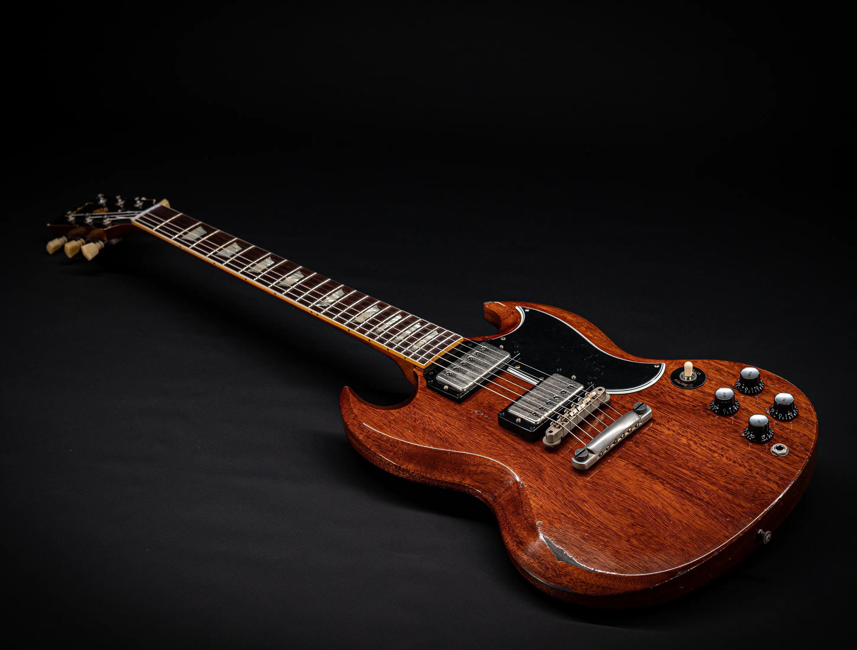 Gibson SG 1961 Standard Murphy Lab Heavy Aged Antique Faded Cherry