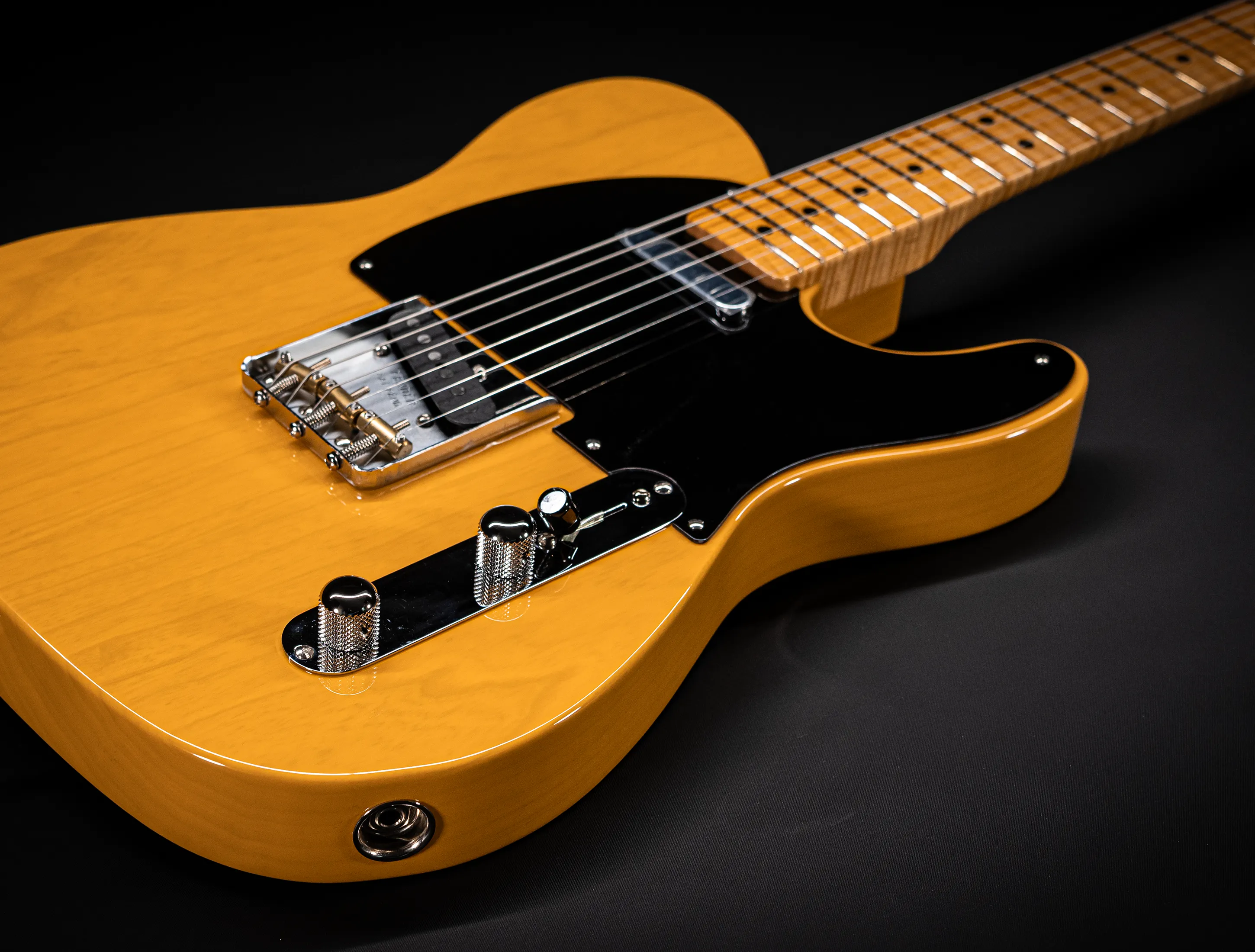Fender MBD 1952 Telecaster GLOSS NOS flame Neck - Butterscotch Blonde